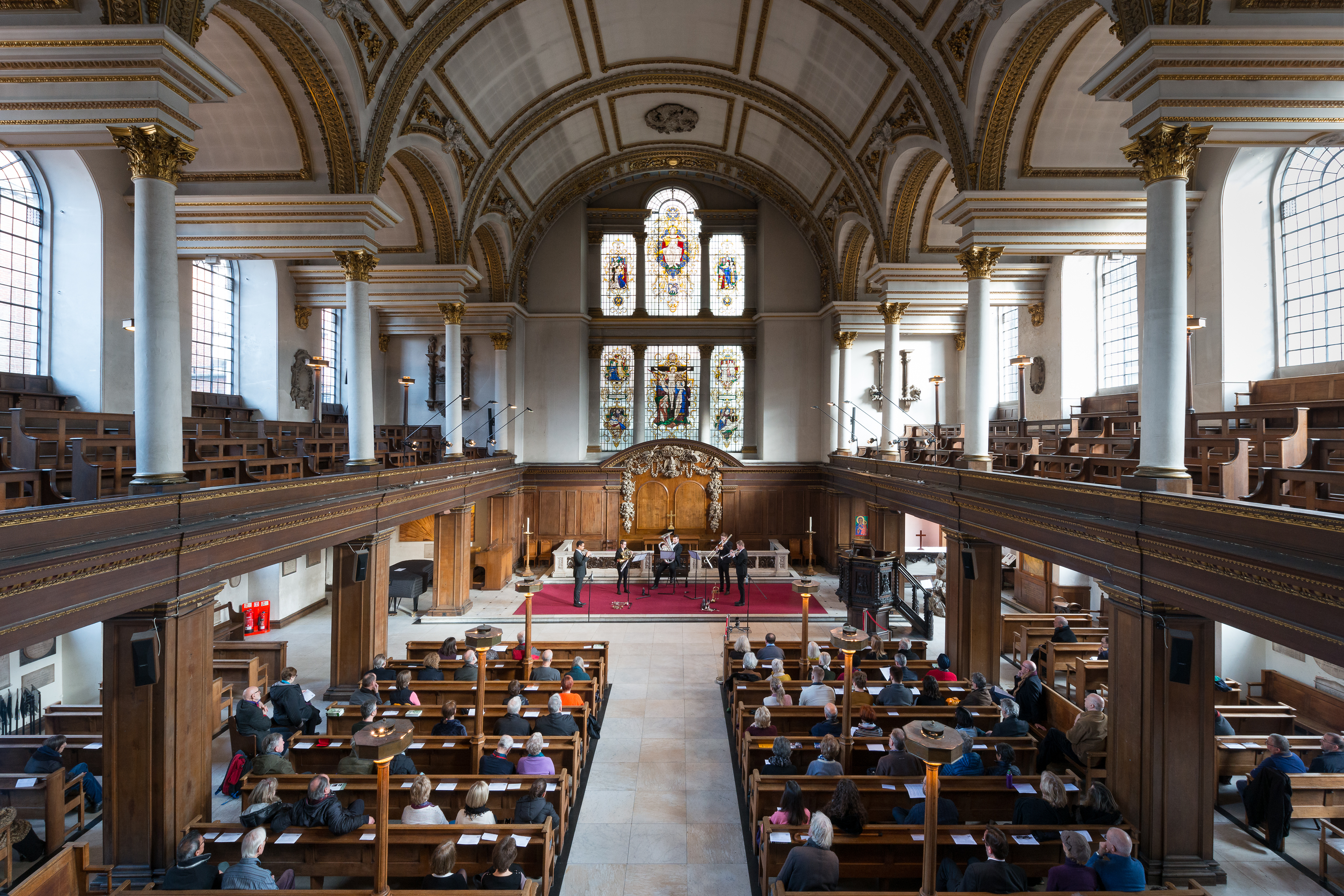St James's Church Piccadilly: elegant venue with stained glass for conferences and ceremonies.