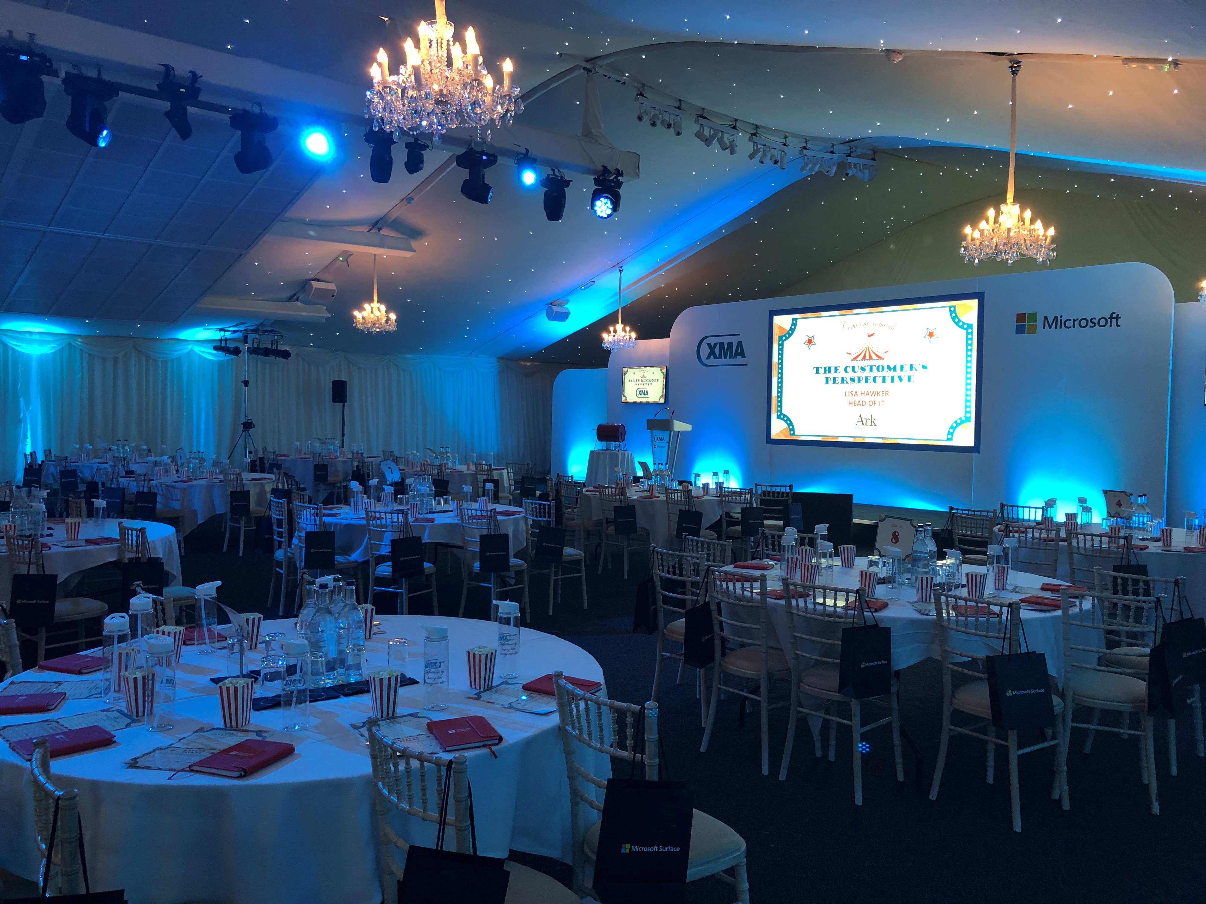 Garden Marquee at Hunton Park Hotel, elegant event space for corporate gatherings and galas.