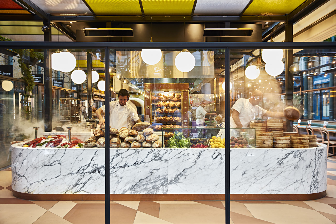 Vibrant food display at Buns&Buns restaurant, ideal for event catering and networking.