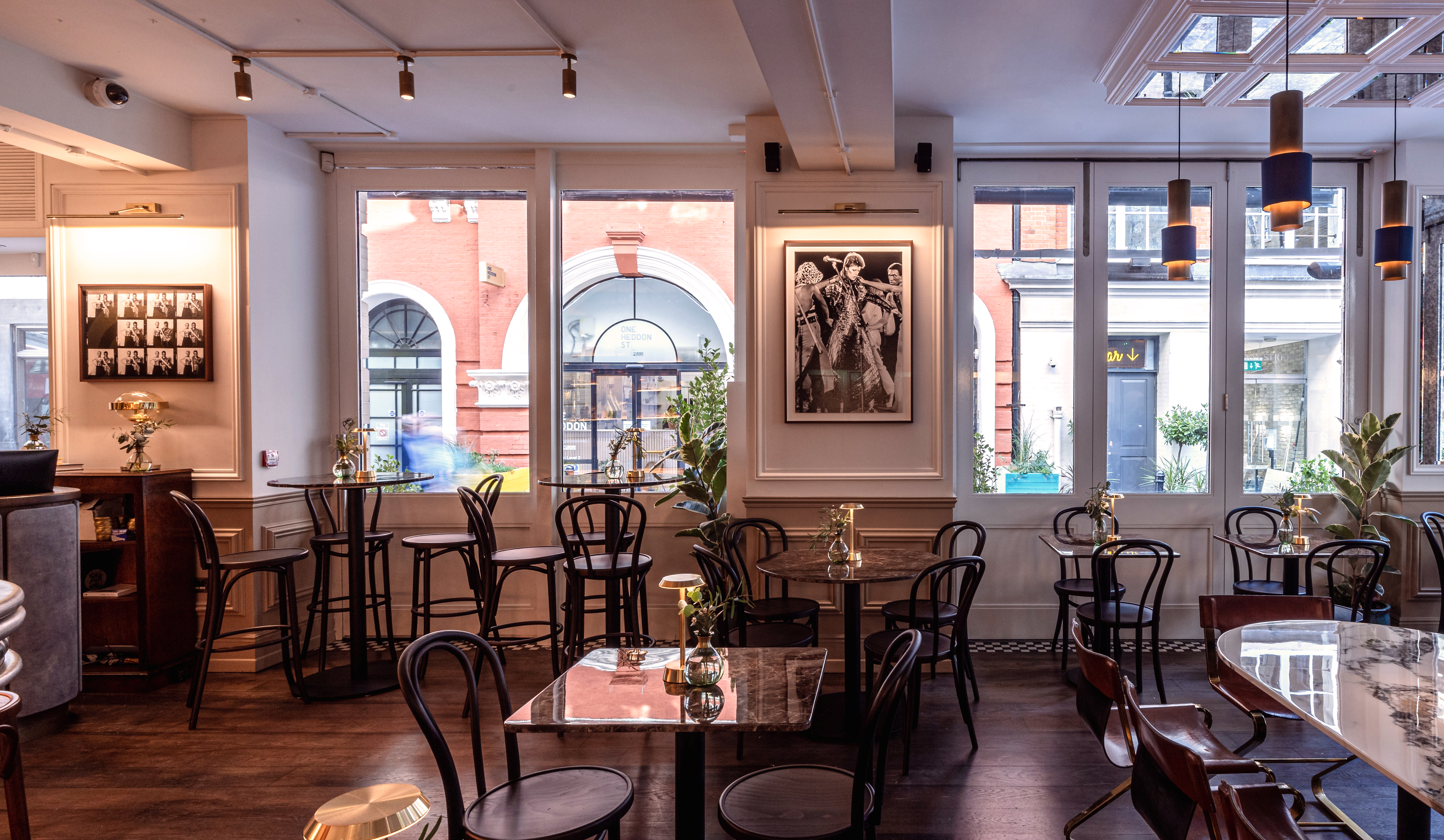 Stylish event space at Ziggy Green with elegant decor for gatherings and networking.