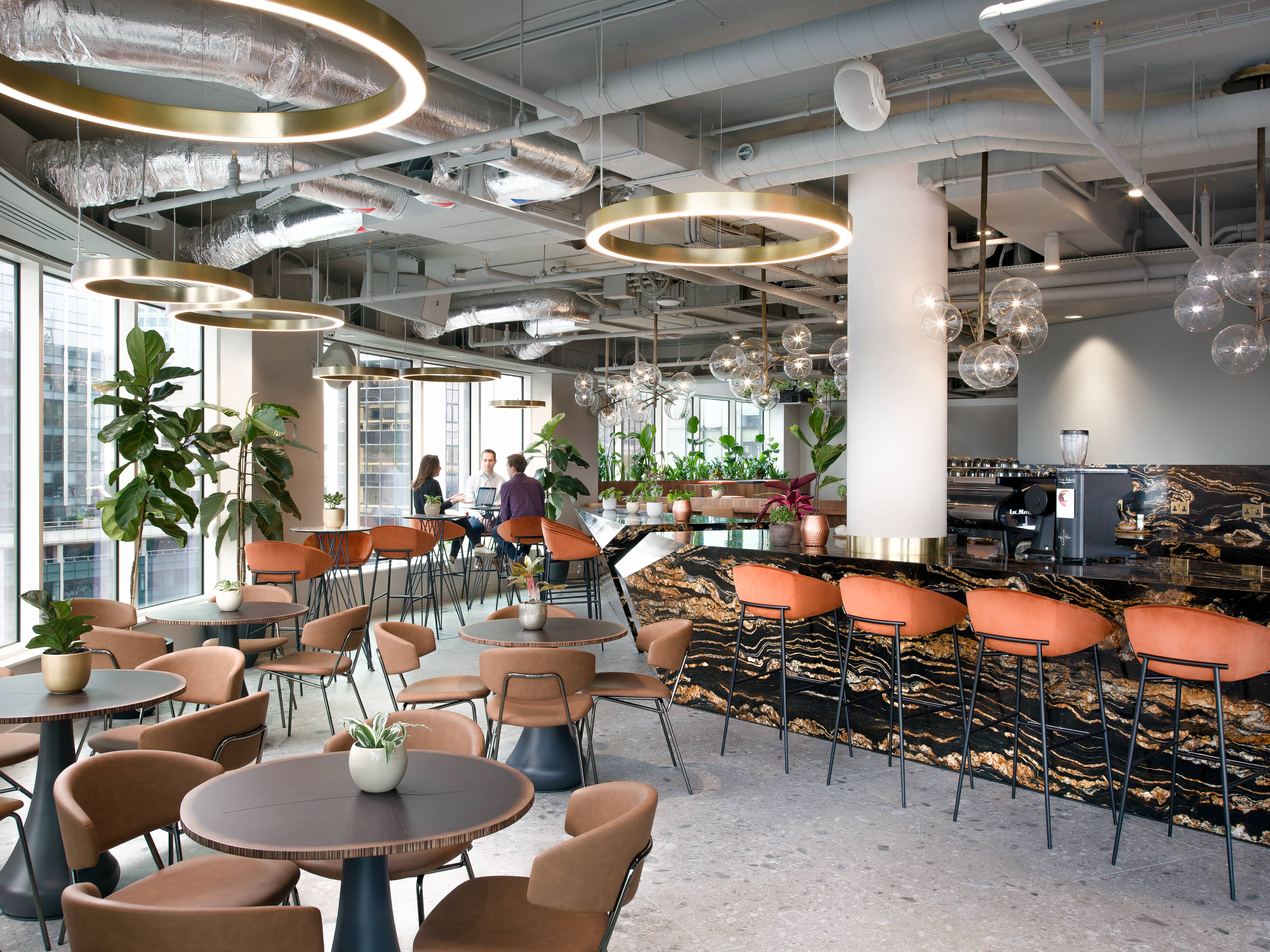 Outdoor Terrace at Uncommon Liverpool Street: stylish space for networking events, natural light.