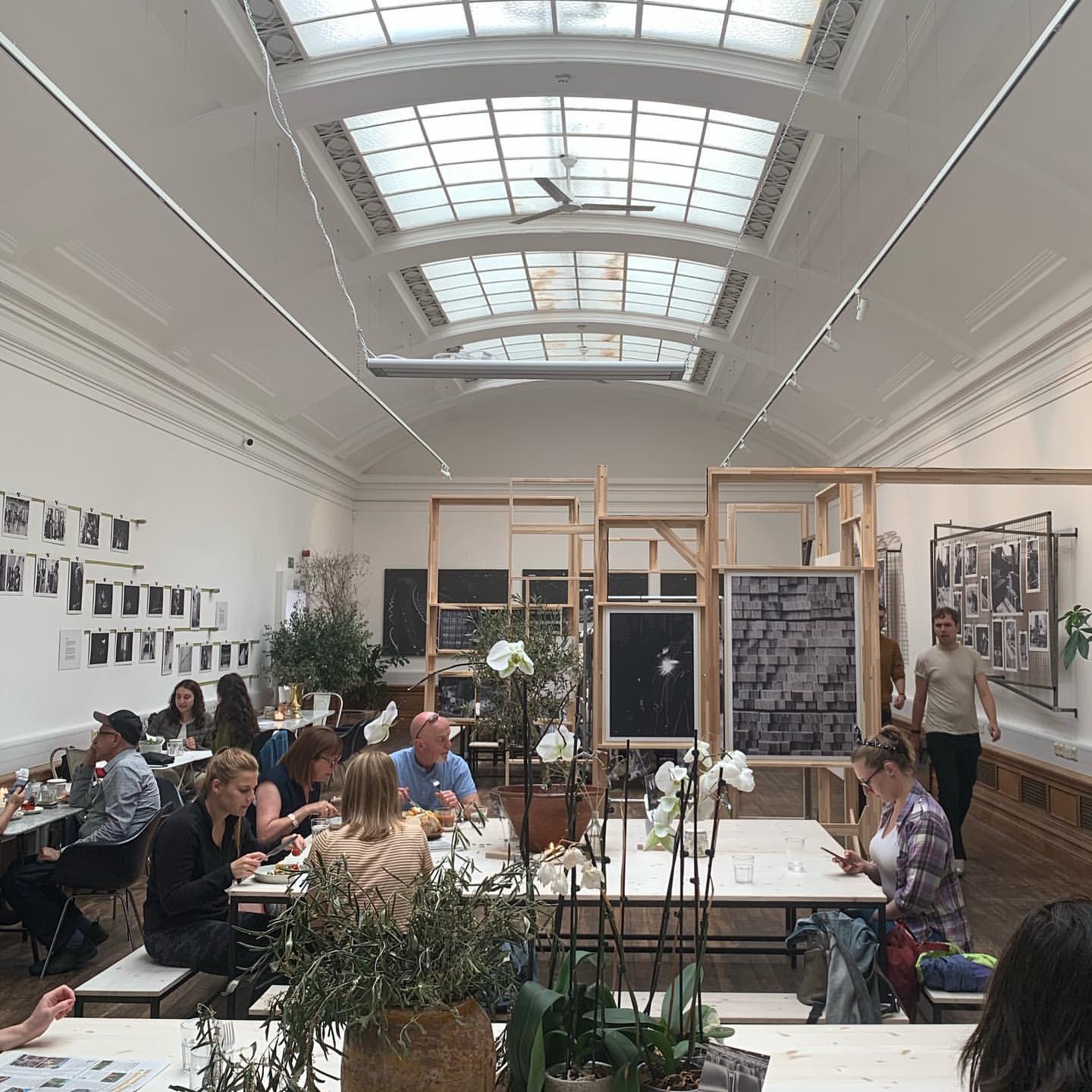 Vibrant meeting space at Medicine Gallery for networking events and workshops.