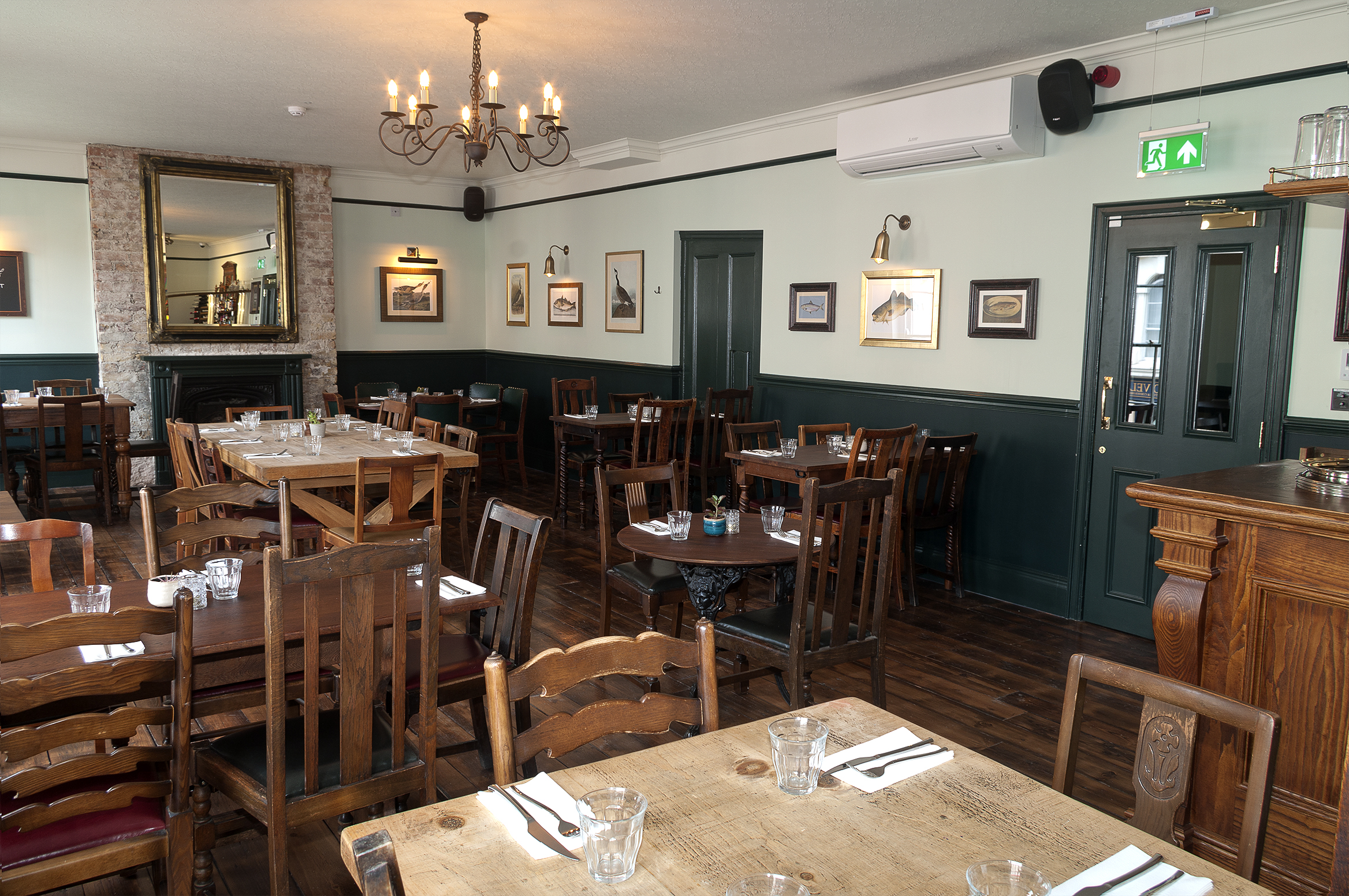 The Hardy Room at The Admiral Hardy: rustic charm for intimate gatherings and meetings.