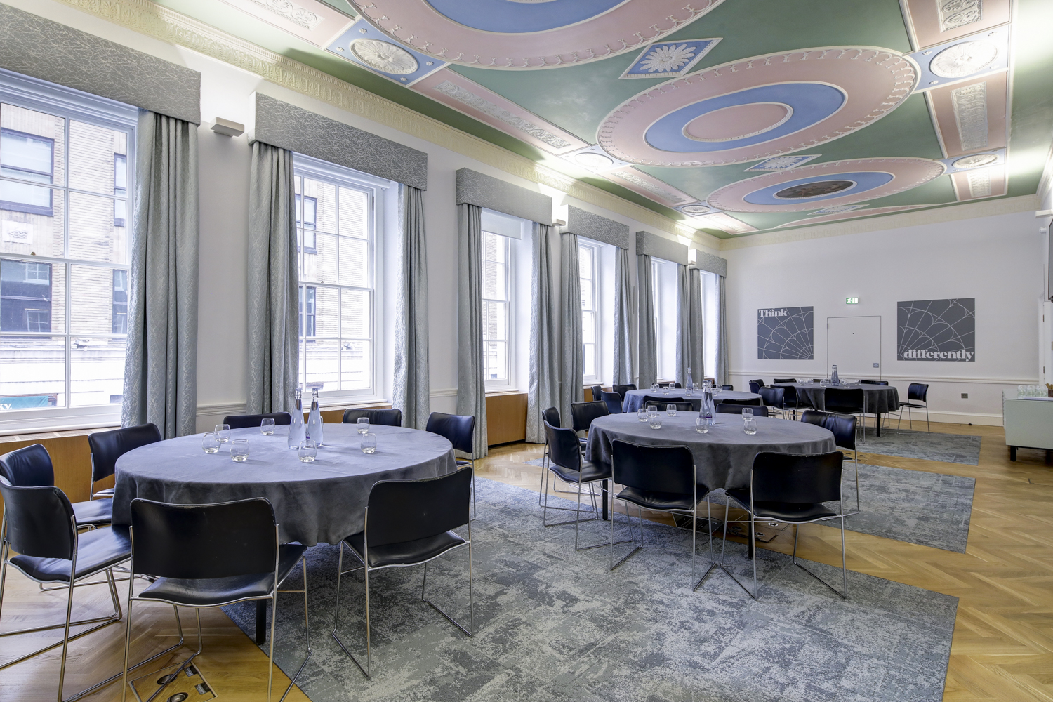Elegant event space in The Prince Philip Room, perfect for meetings and receptions.