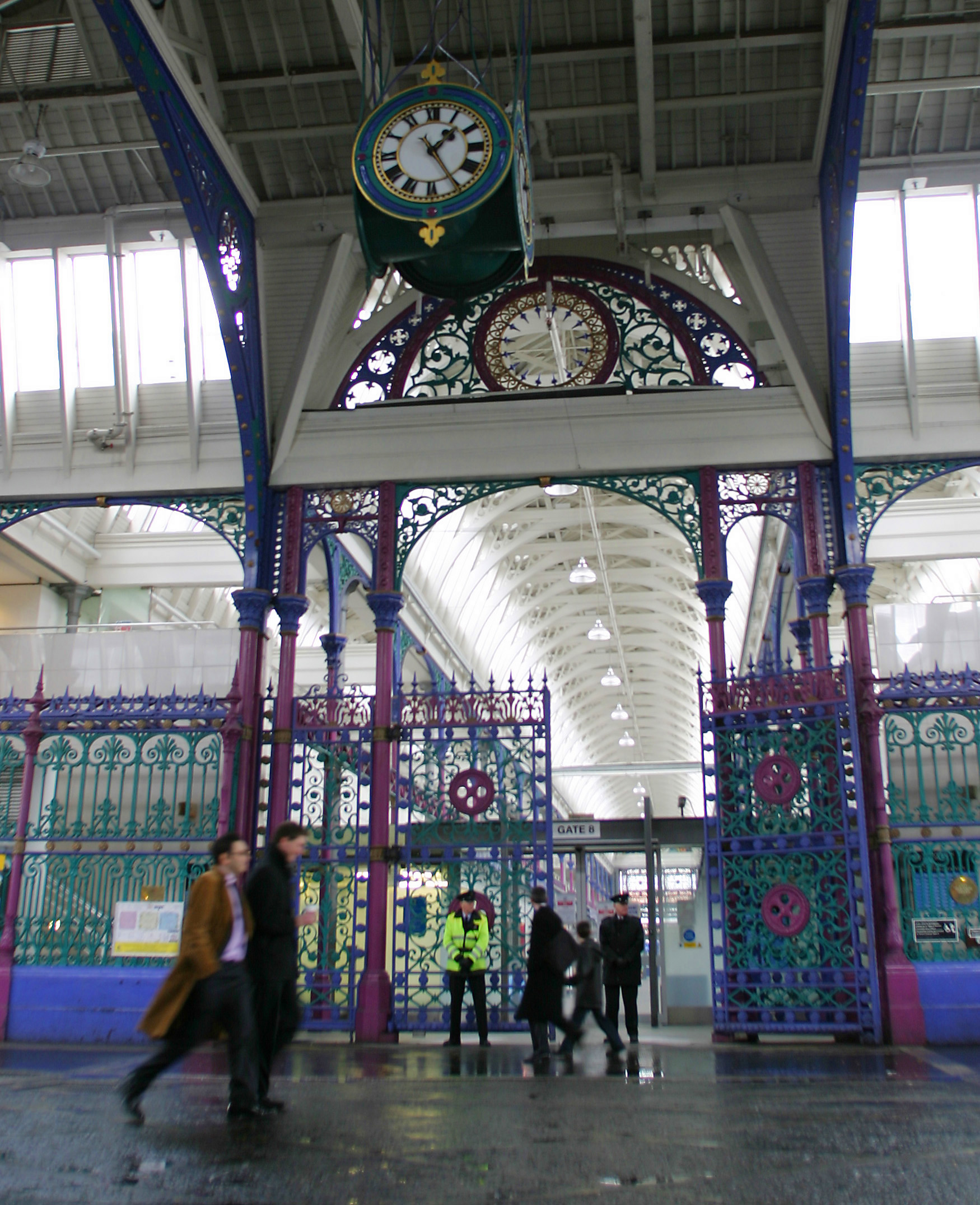 Smithfield Suite entrance with ornate gates, ideal for conferences and events.