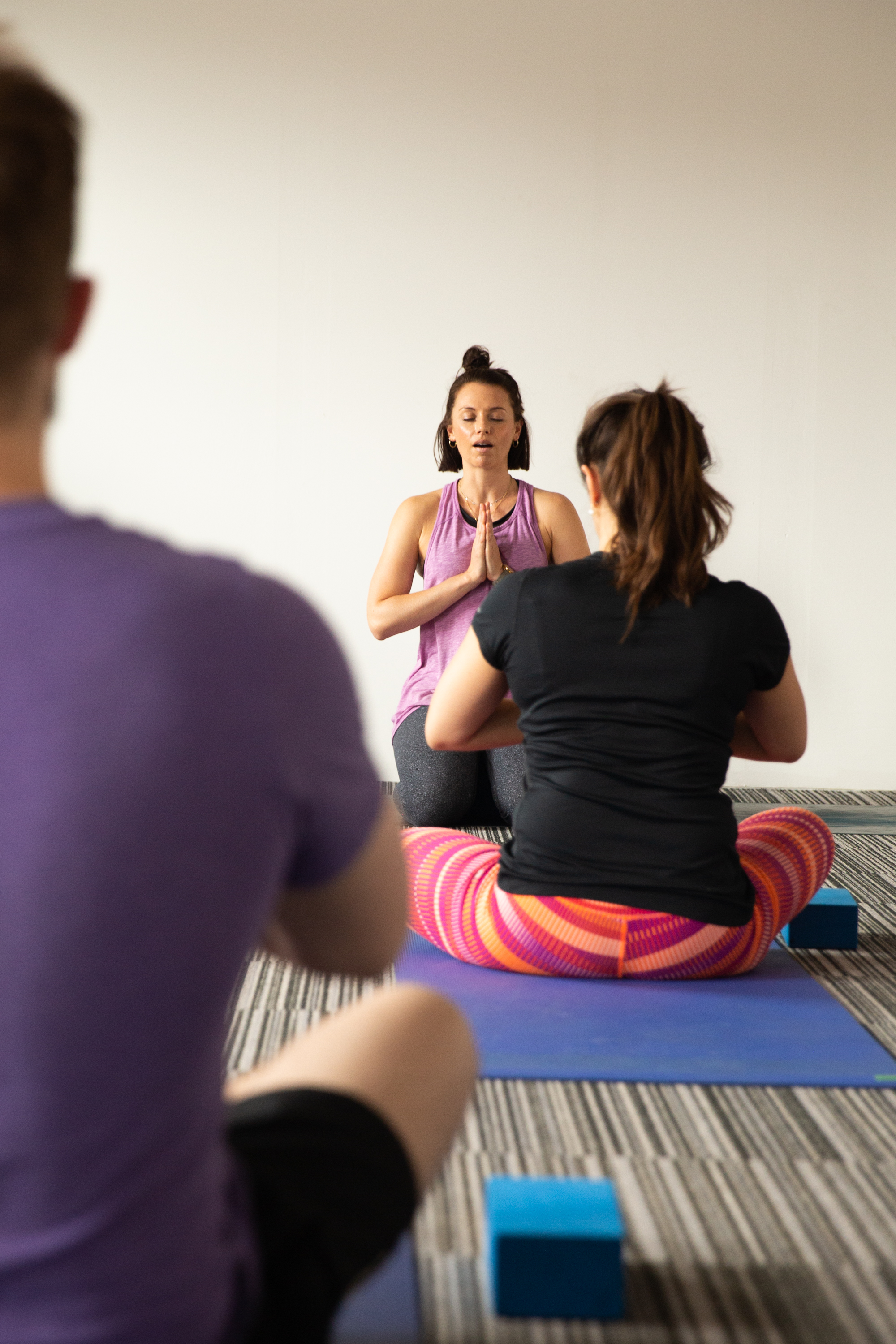 Serene yoga session in Whole Mezzanine, ideal for wellness retreats and team-building events.