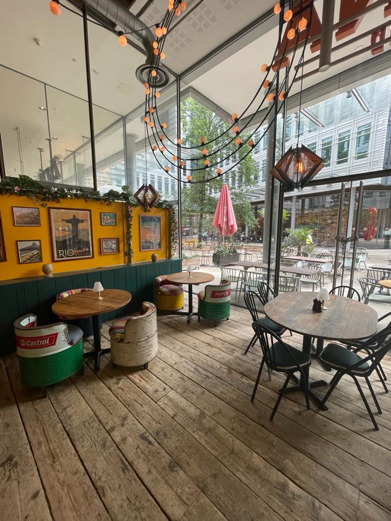 Caipirinha Bar in Covent Garden: vibrant event space for networking and gatherings.