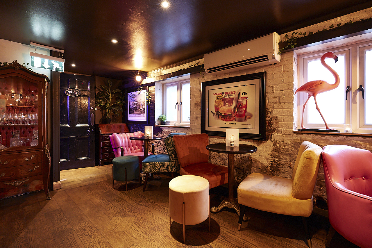 Vibrant event space at The Jujub, ideal for creative meetings and gatherings.