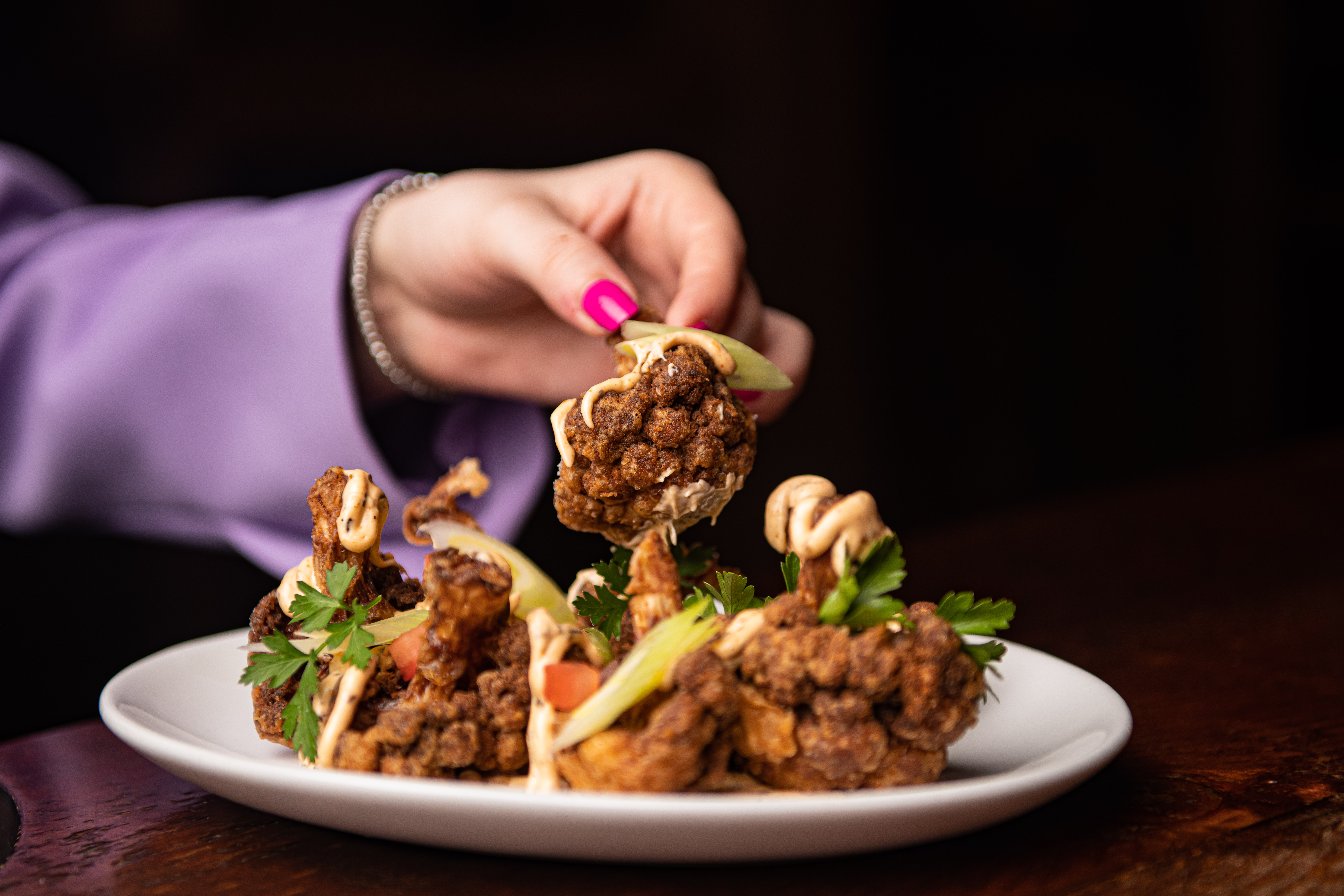 Brewery Hall appetizer at Punch Tarmey's, vibrant dish for events and gatherings.