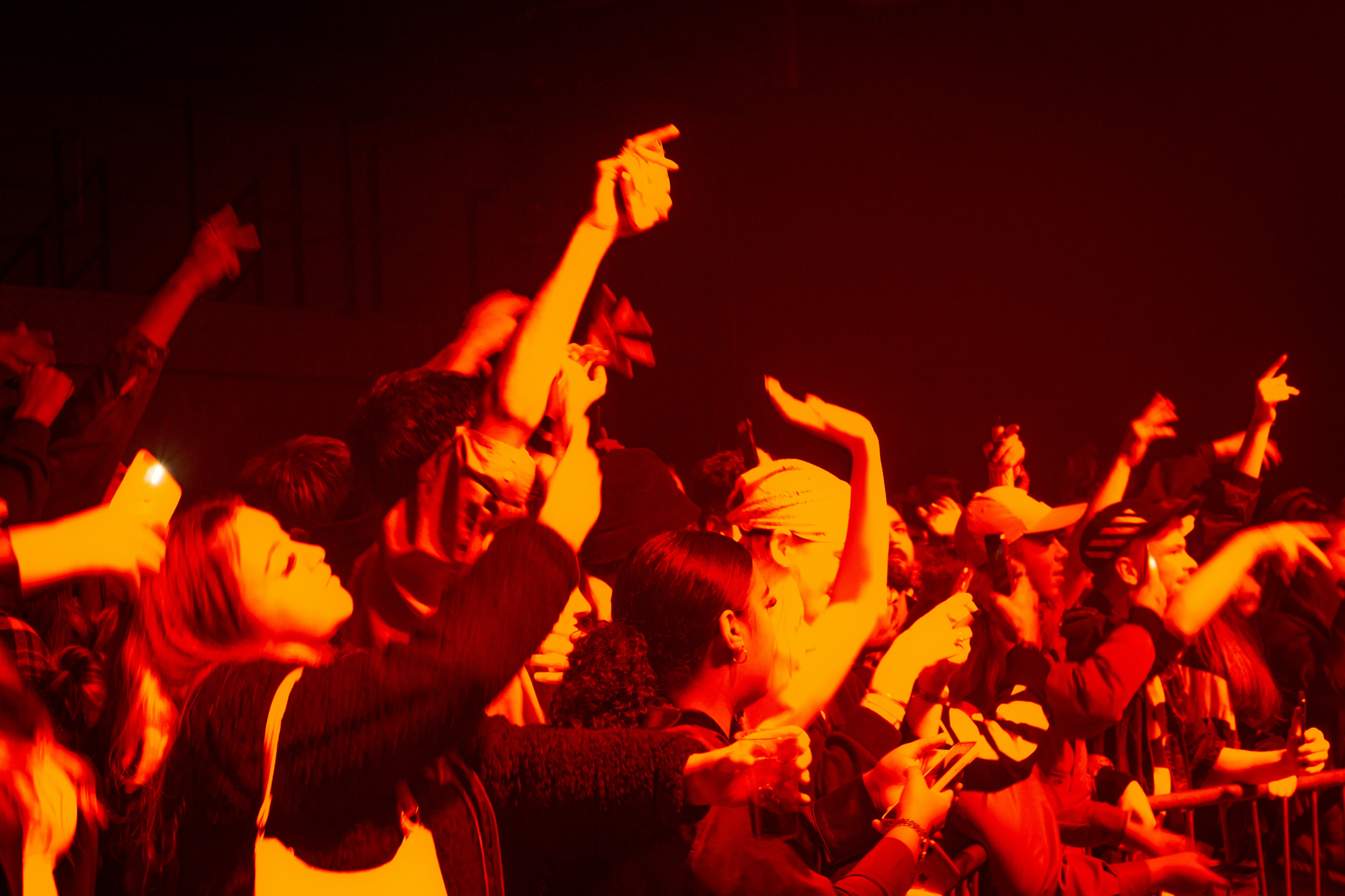 Vibrant crowd at Studio One event, showcasing immersive atmosphere and dynamic energy.