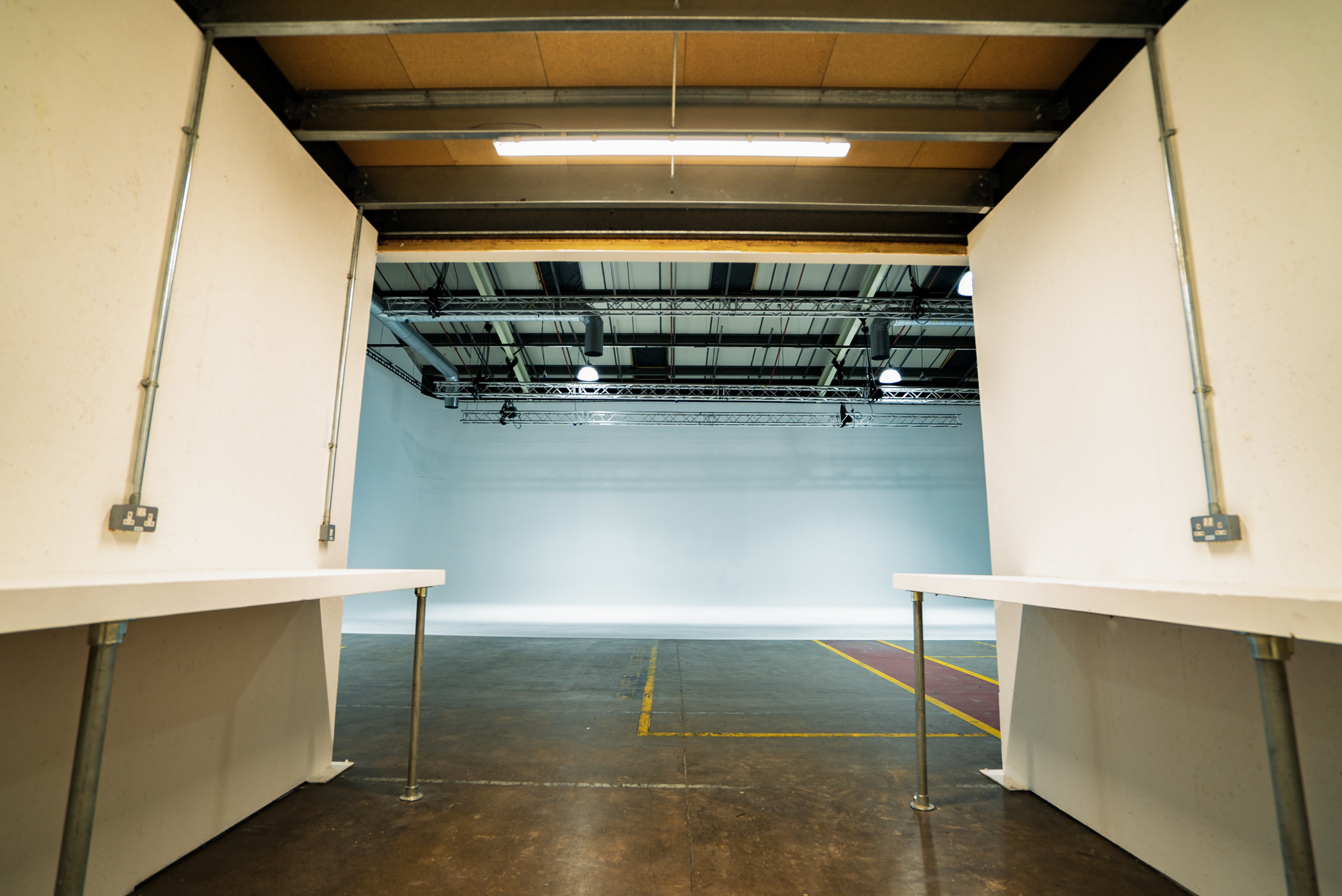 Versatile event space in Studio One, featuring an open layout for corporate and creative events.