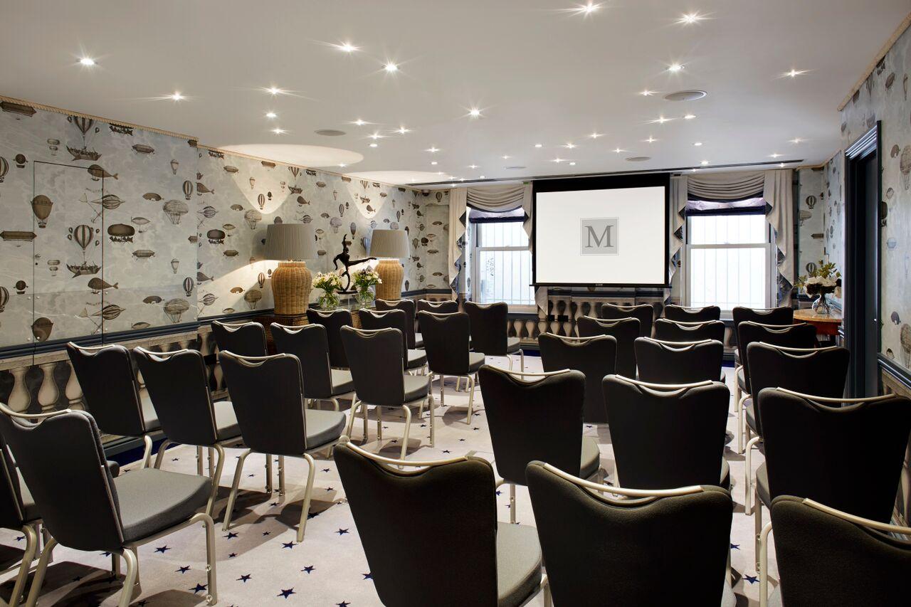 The Voyager Room at The Mandeville Hotel: elegant meeting space for workshops and seminars.