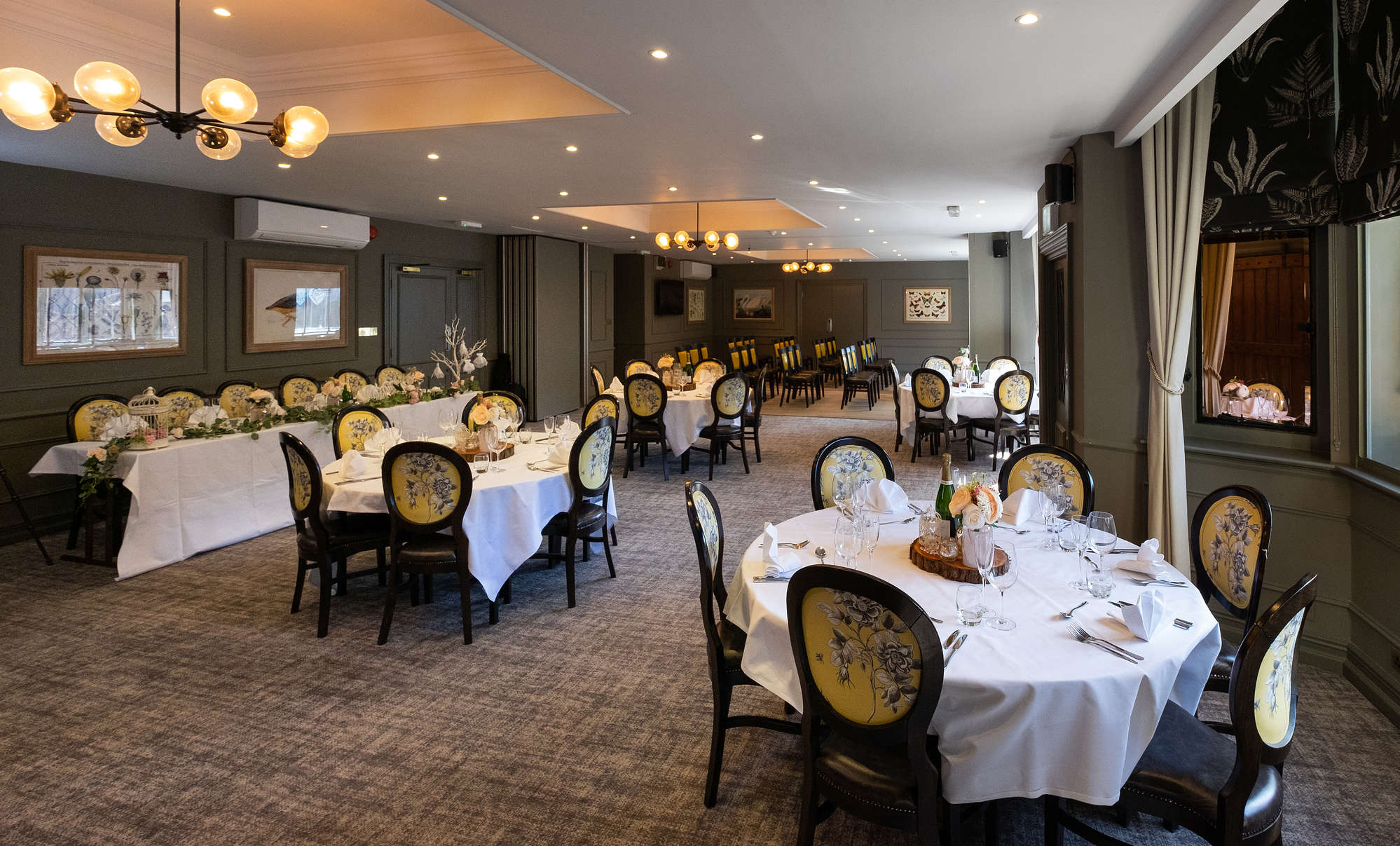 Westminster Suite at The Bridge Hotel, elegant event space for corporate meetings and receptions.
