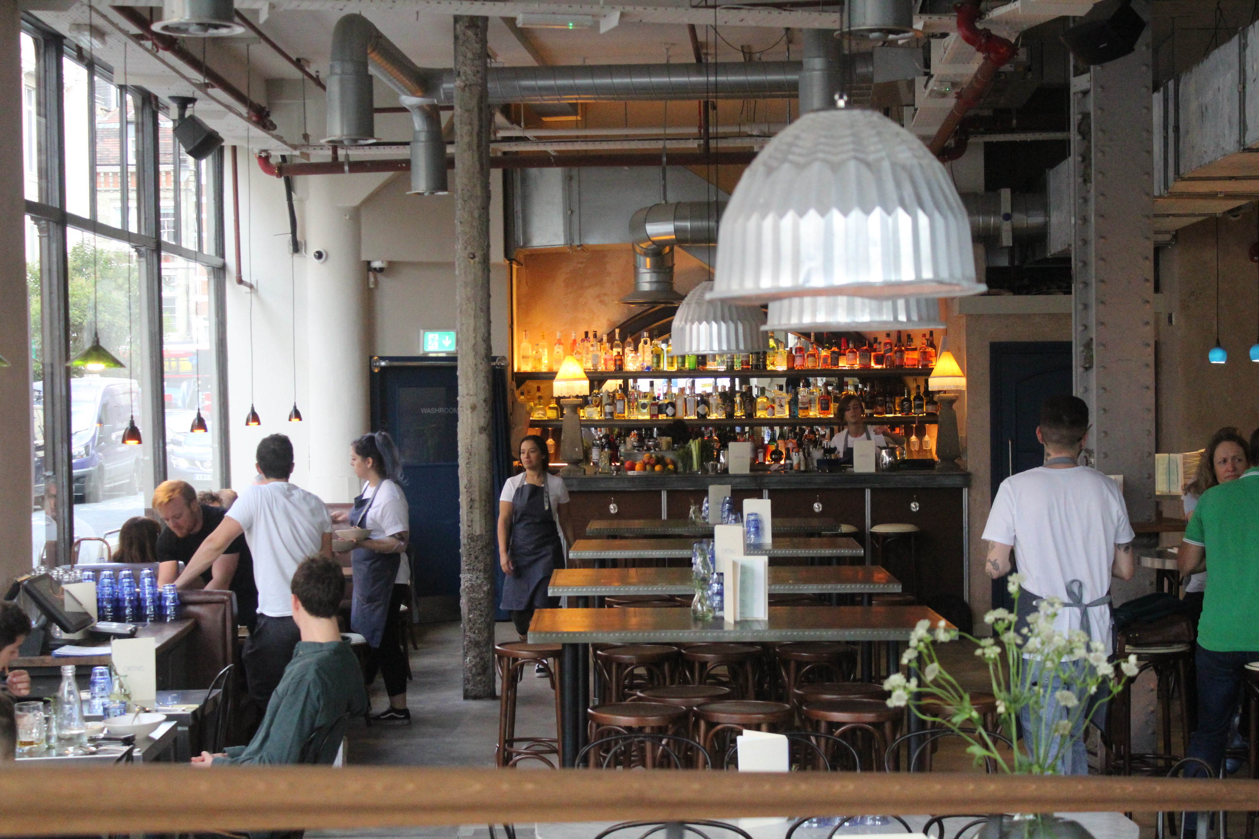 Vibrant Pacifica Burger & Cocktail Bar venue for casual meetings and networking events.