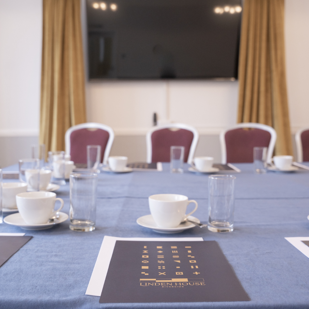 Captains Room at Linden House, organized meeting space for professional gatherings.