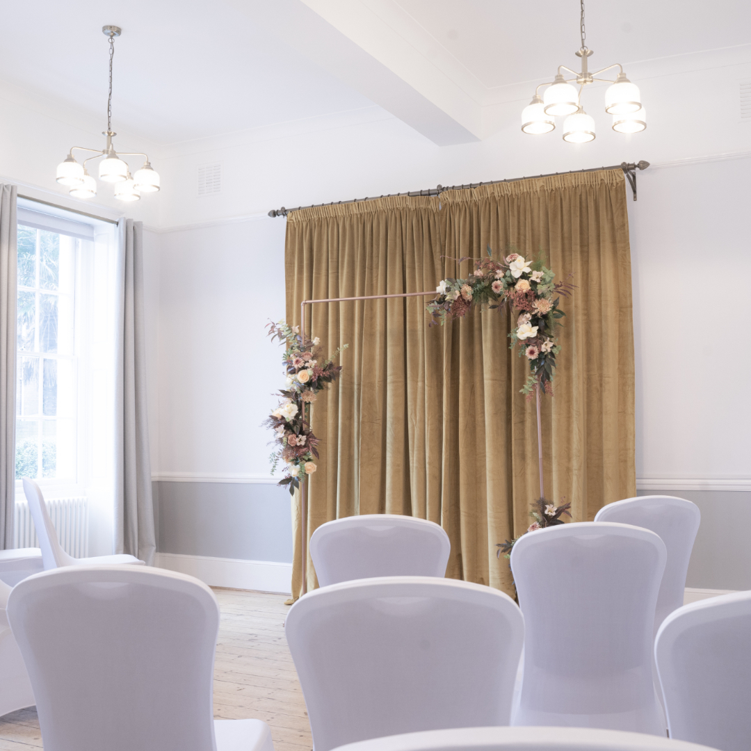 Elegant Captains Room at Linden House, perfect for weddings and corporate events.