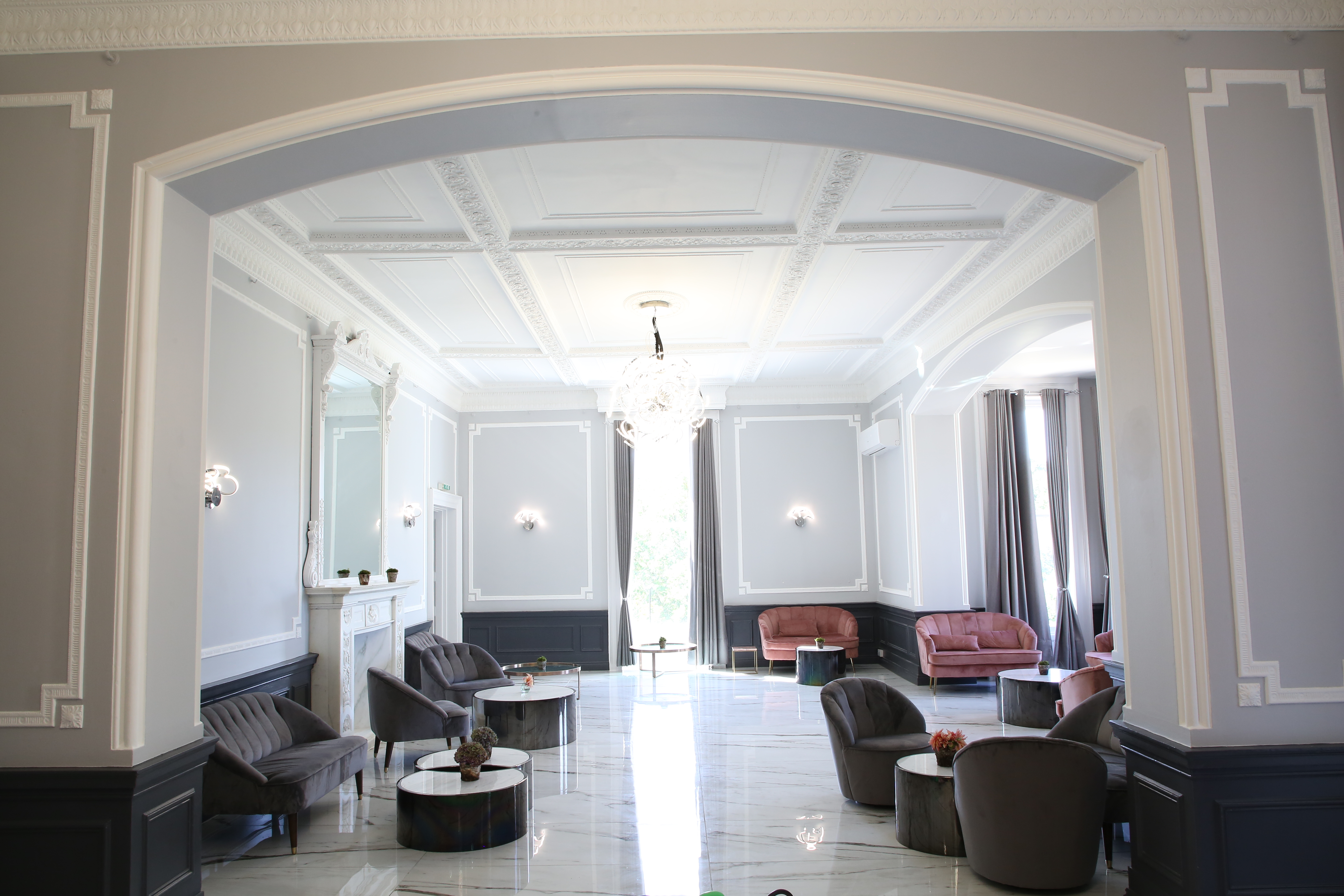 Hilltop Lounge at Ponsbourne Park Hotel, elegant event space for networking and gatherings.