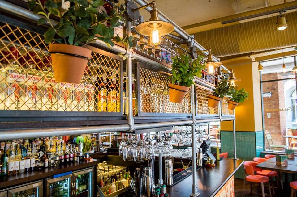 Vibrant bar venue in Las Iguanas Coventry for casual networking and social gatherings.