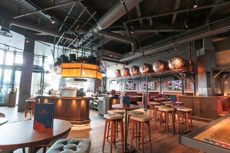 Modern event venue in Westwood with stylish decor, ideal for networking and gatherings.