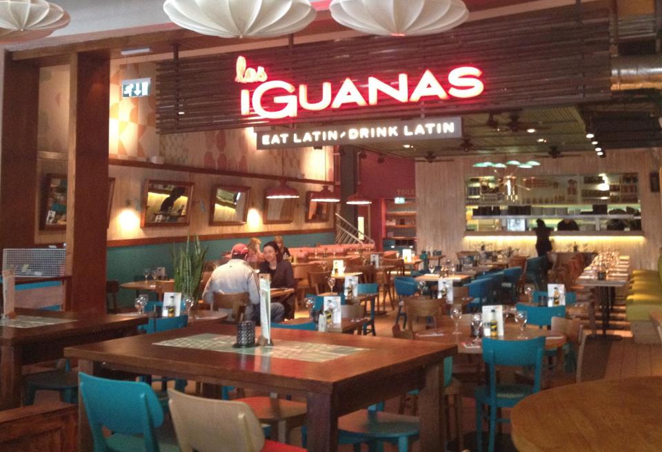 Vibrant restaurant venue in Las Iguanas Sheffield for casual meetings and events.