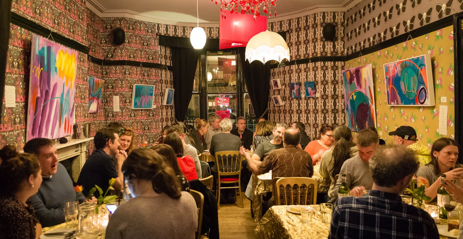 Vibrant bar hire at Hotel Pelirocco, ideal for networking events and intimate gatherings.