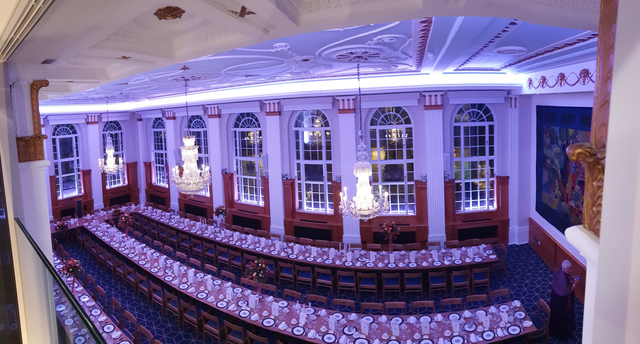 Elegant banquet hall at 87 Barts Close, perfect for formal events and gatherings.