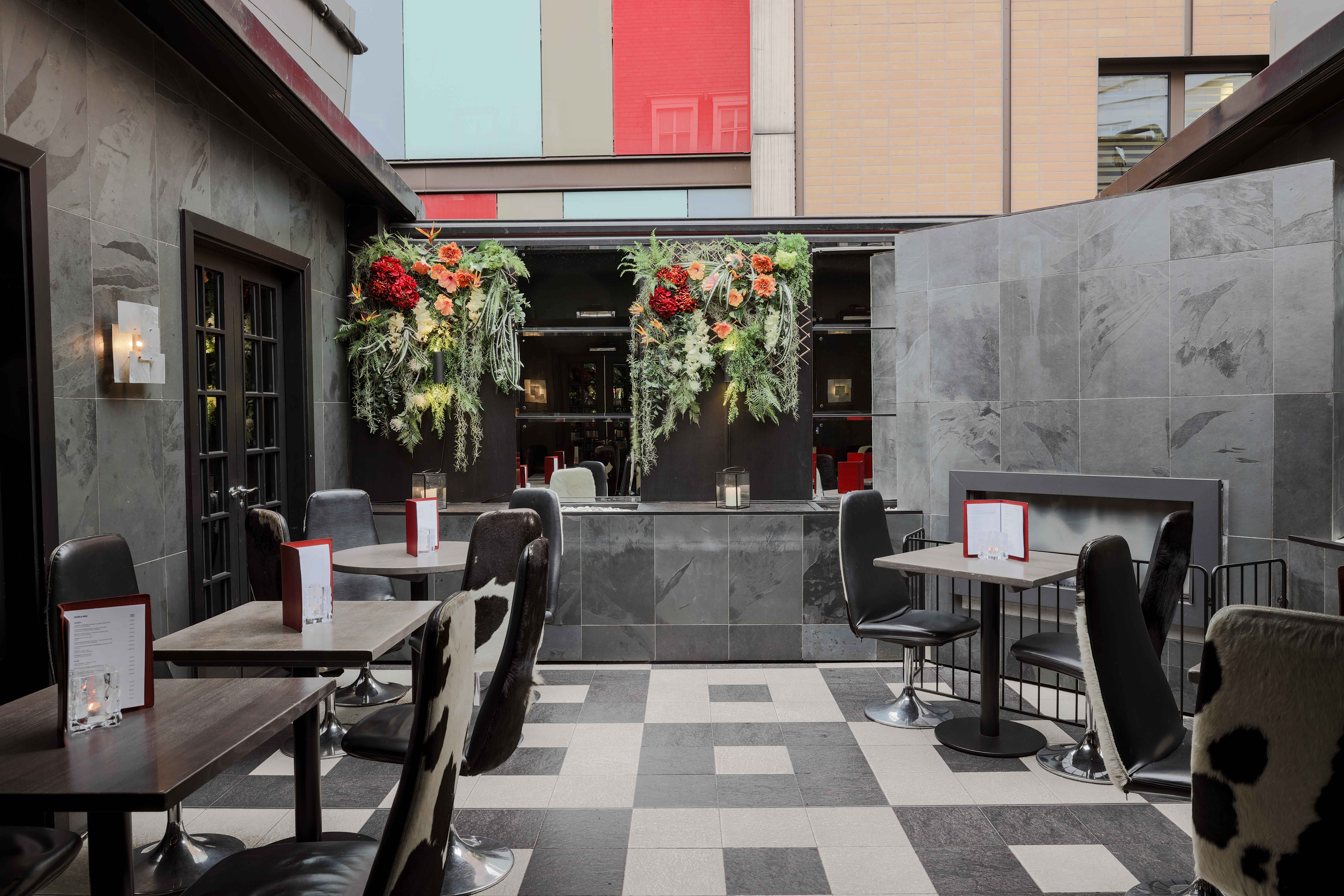 Stylish event space at Gaucho Piccadilly with elegant decor for networking gatherings.