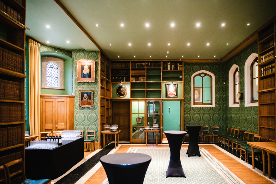 Old Court Room at Lincoln's Inn: elegant decor for intimate gatherings and networking events.