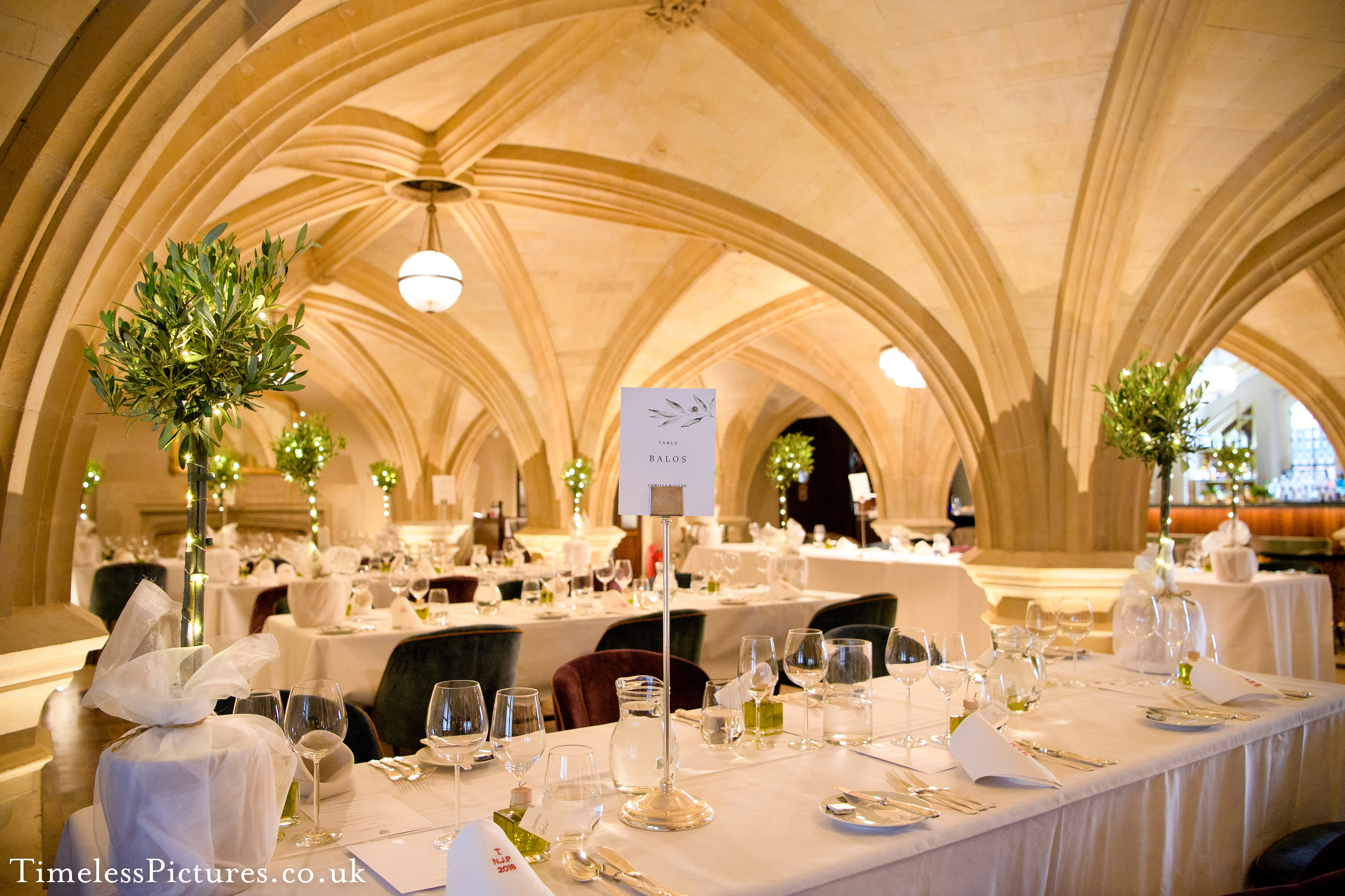 Elegant dining space in Lincoln's Inn, ideal for formal dinners and corporate events.