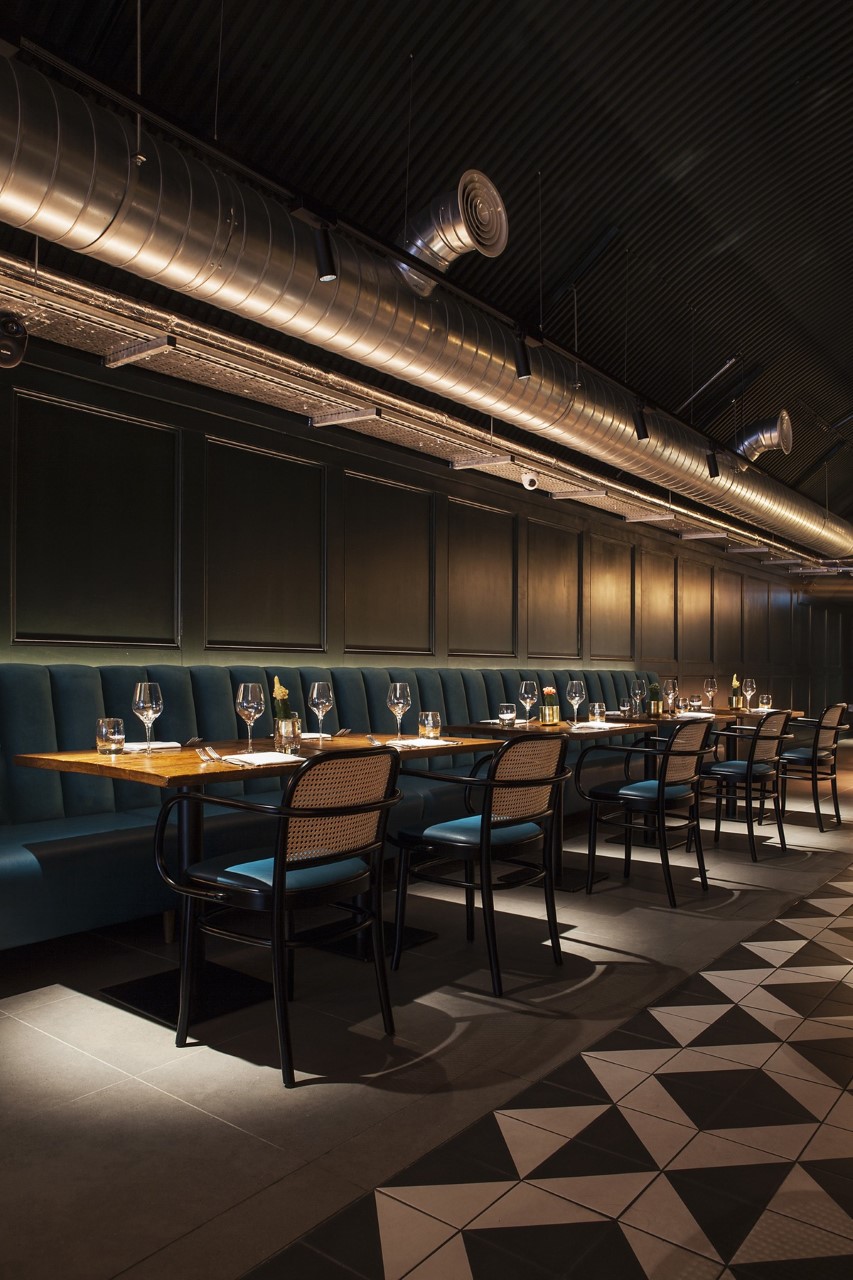 Sophisticated dining venue at Cinnamon Kitchen Battersea for intimate gatherings and corporate events.