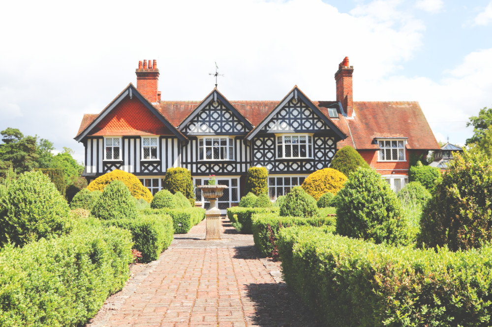 Huge reception hall at Foxlea Manor, ideal for weddings and corporate events.