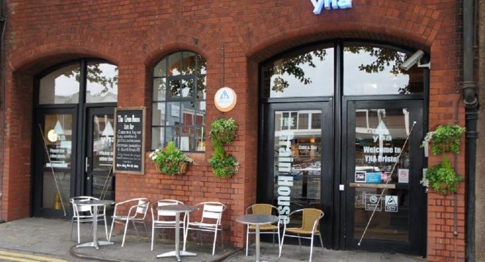 Boardroom at YHA with modern entrance, ideal for casual meetings and events.