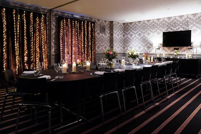 Sophisticated meeting space in Malmaison Edinburgh, perfect for corporate events and gatherings.