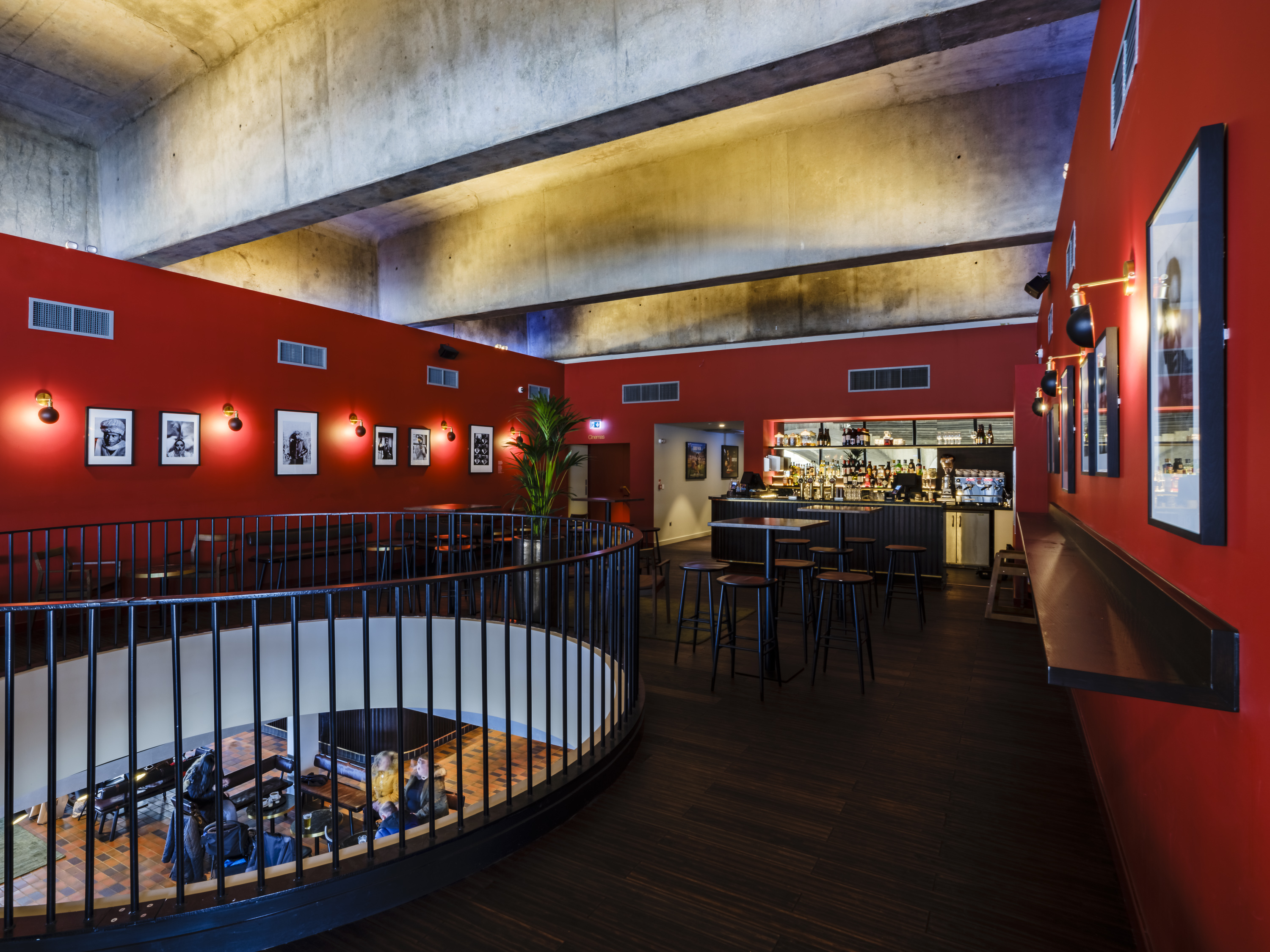 Riverfront and Balcony Bar at BFI Southbank, modern venue for creative events and meetings.