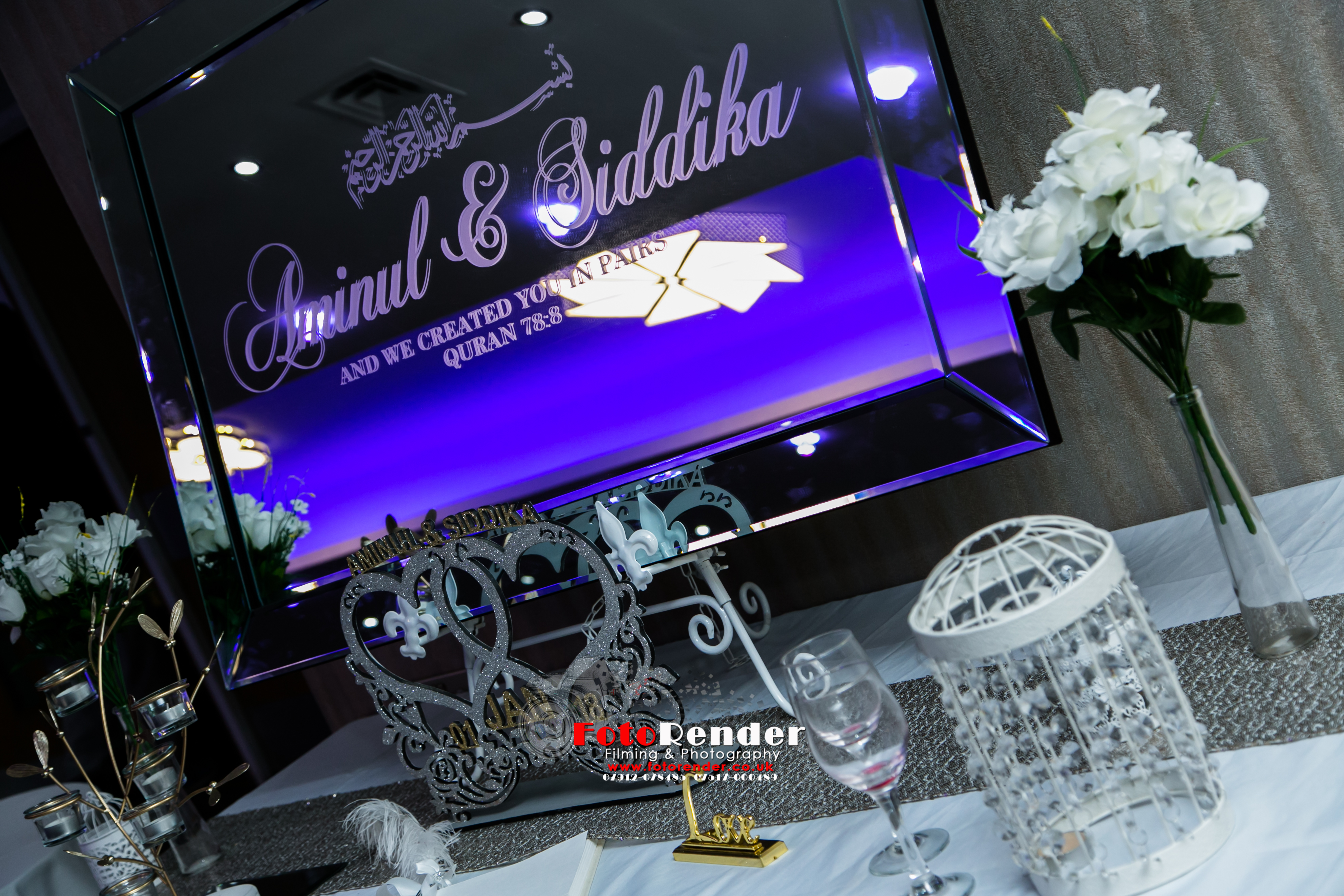 Elegant Grand Ballroom setup with floral decor for memorable celebrations.