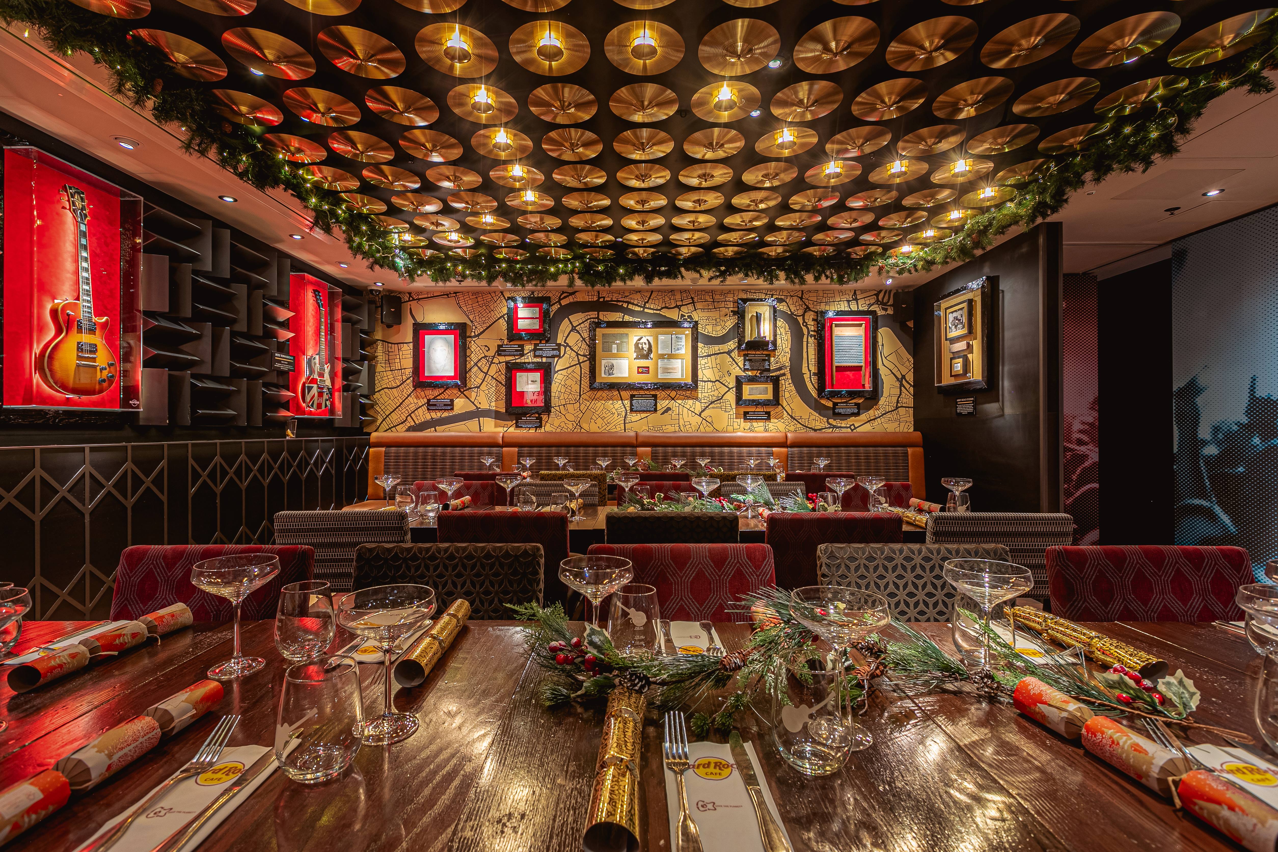 Legends Room at Hard Rock Cafe Piccadilly Circus, vibrant event space for celebrations.