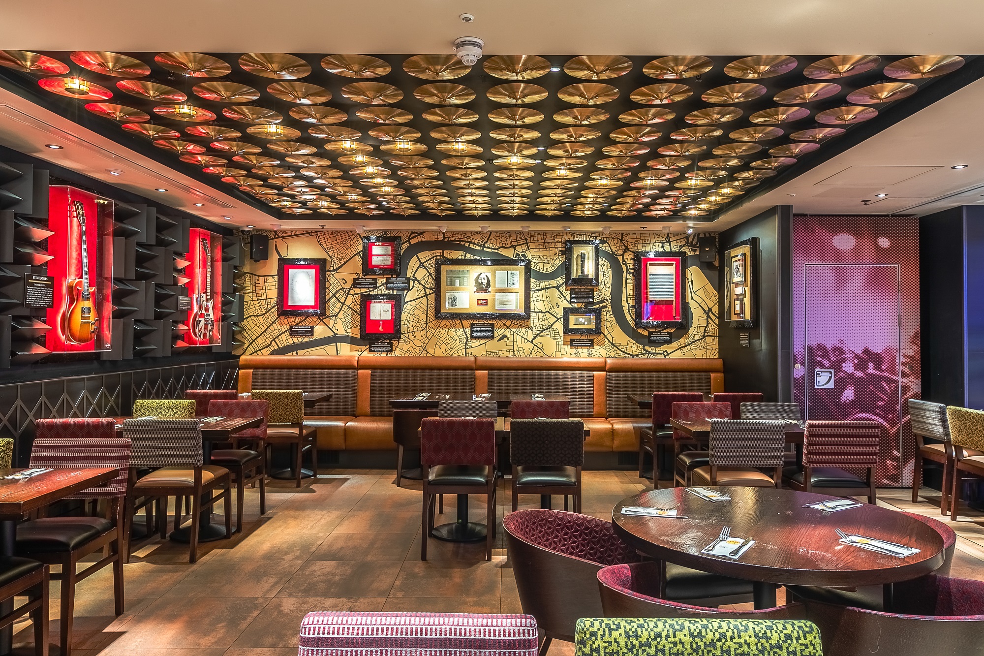 Legends Room at Hard Rock Cafe: vibrant event space for networking and celebrations.