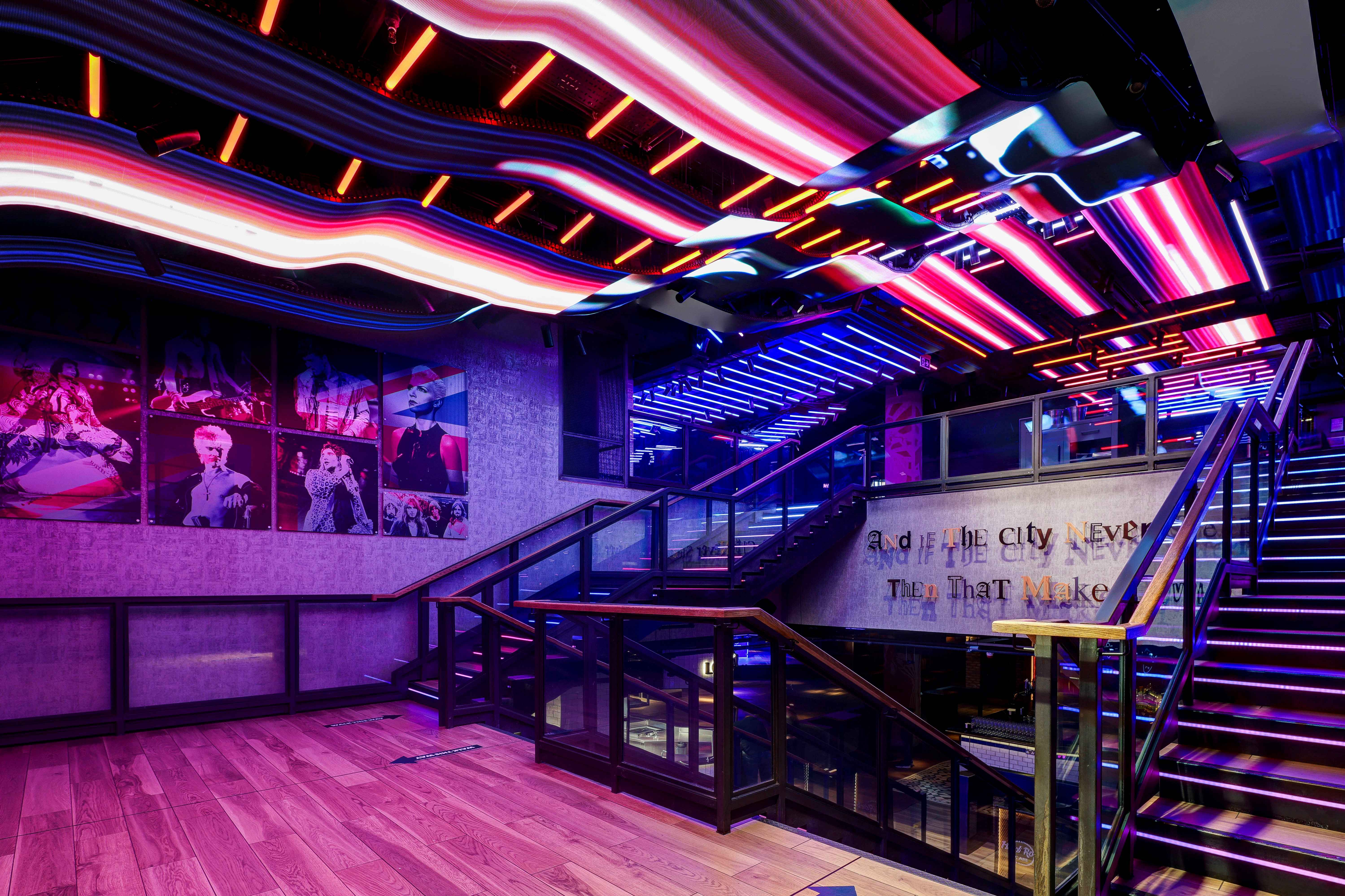 Vibrant event space at Hard Rock Cafe Piccadilly Circus for meetings and gatherings.