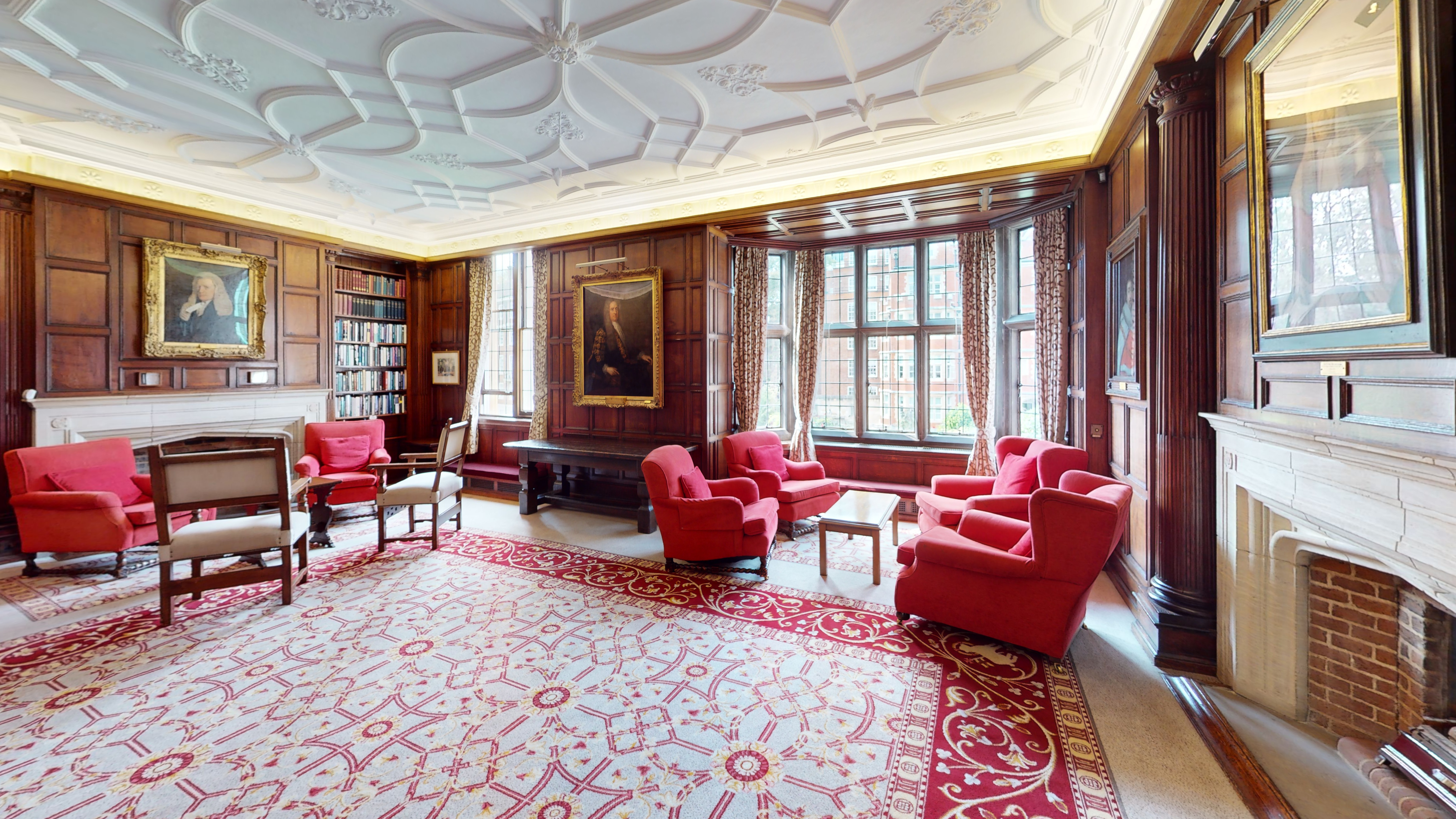 Middle Temple Prince's Room: wood, bay windows, event, venue