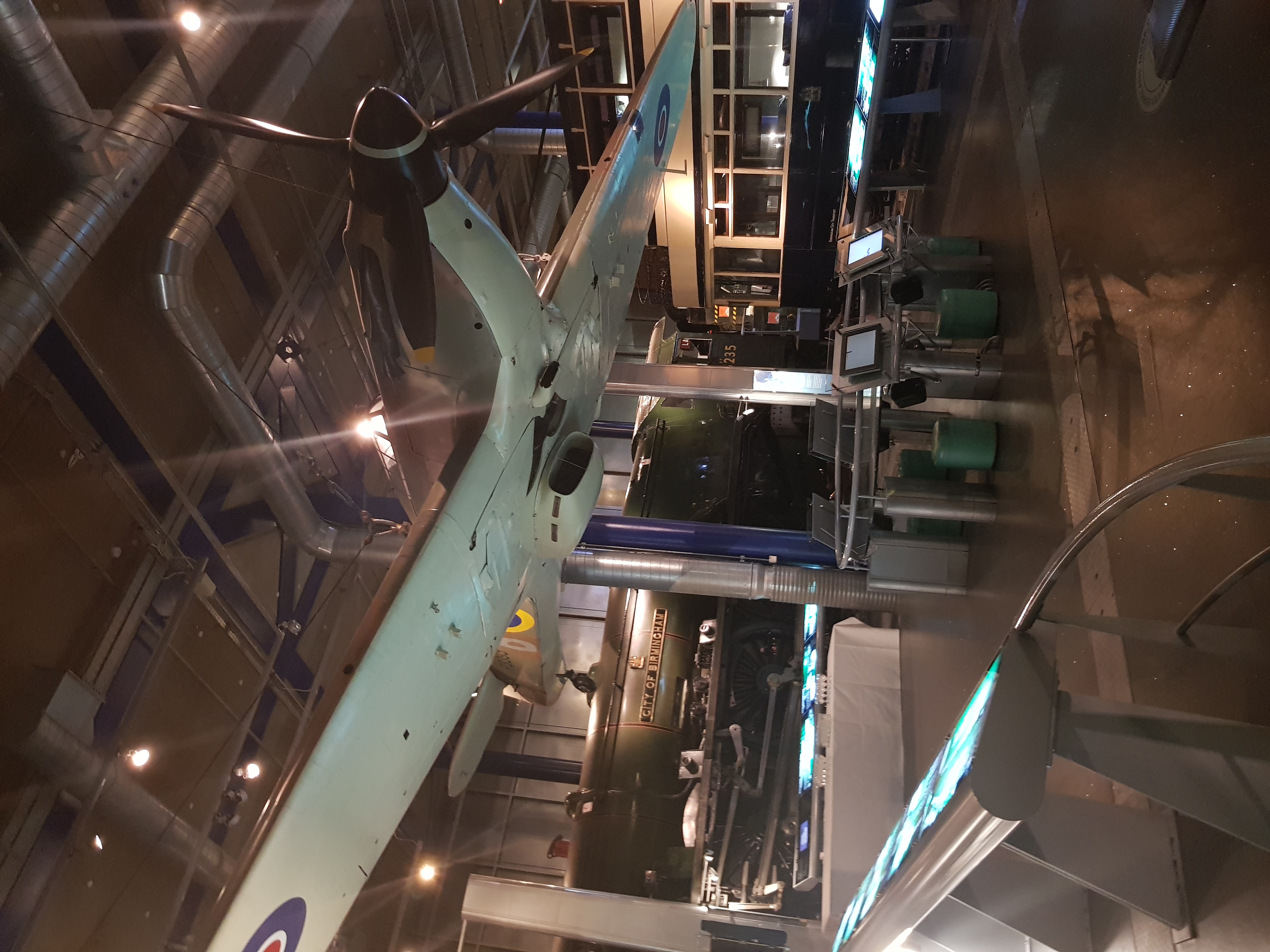 Past Gallery in Thinktank: vintage aircraft backdrop for immersive corporate events.