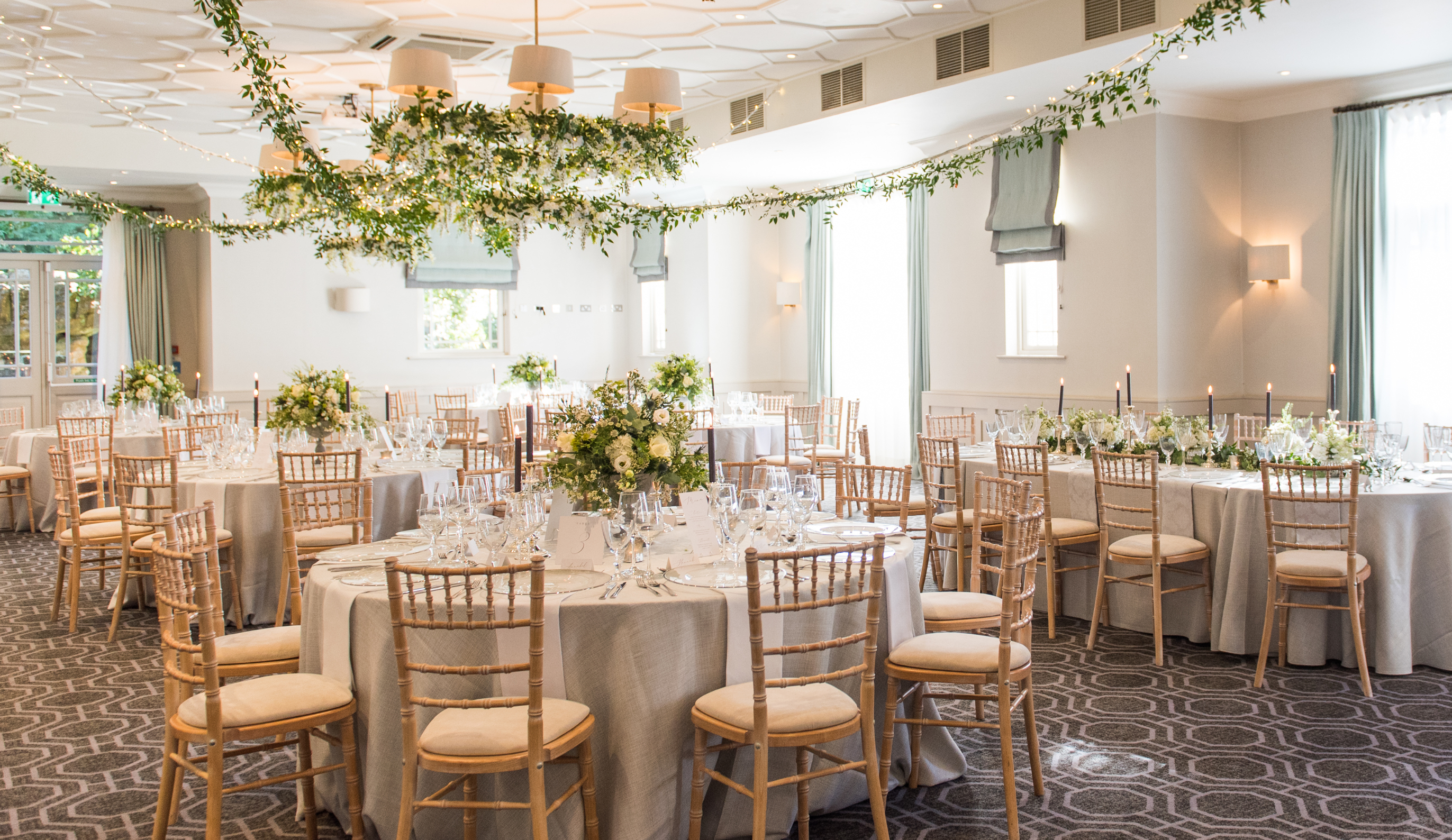 Elegant Evelyn Suite at Wotton House, perfect for weddings and upscale gatherings.