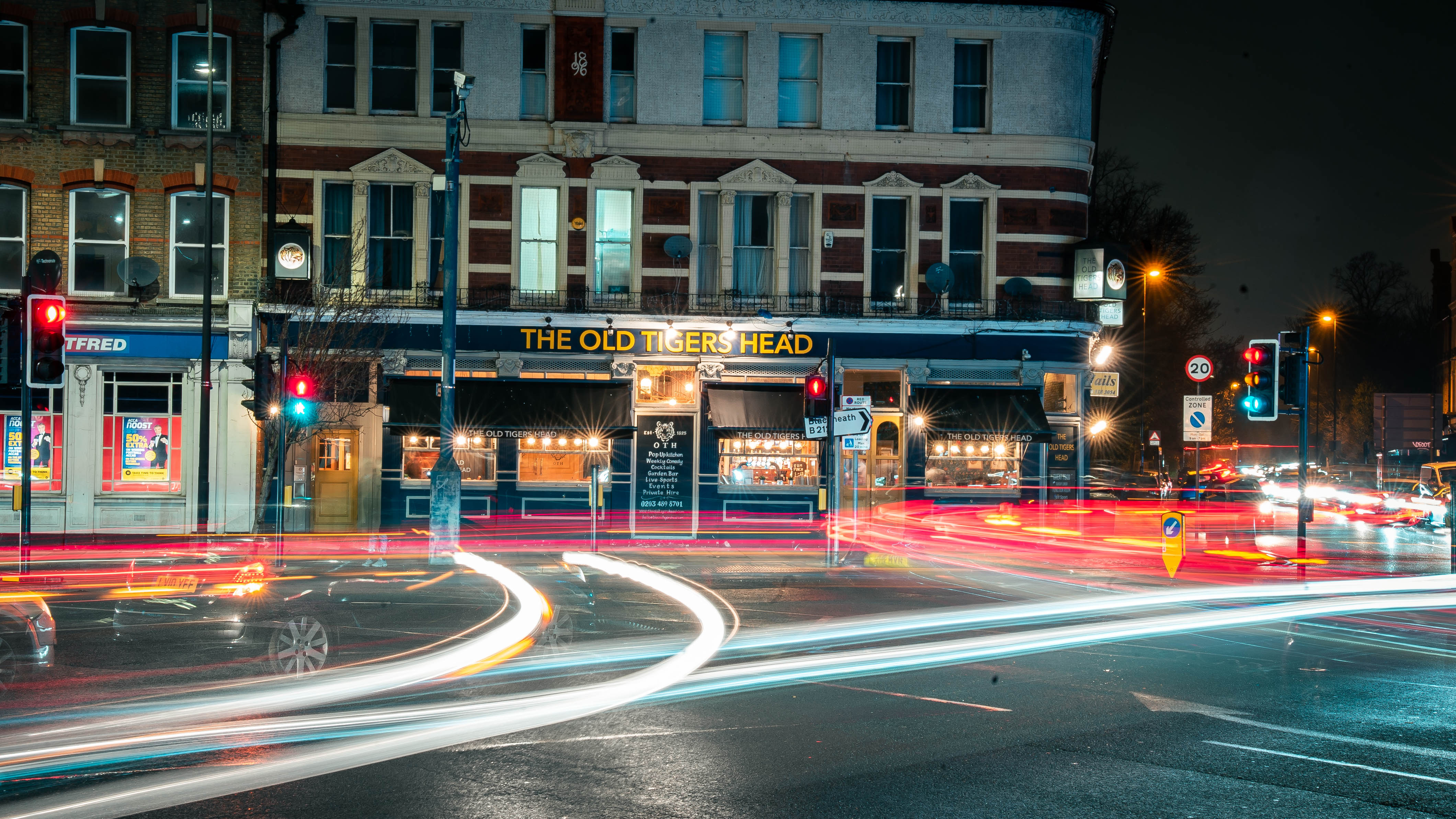Tigers Lounge at night, vibrant pub venue for networking and casual gatherings.