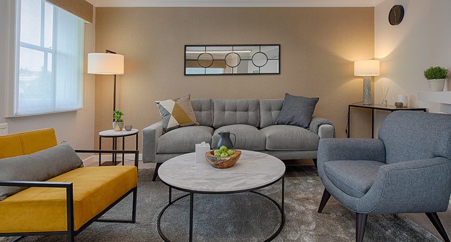 Therapy Room in Brighter Spaces Islington, stylish lounge for networking events.