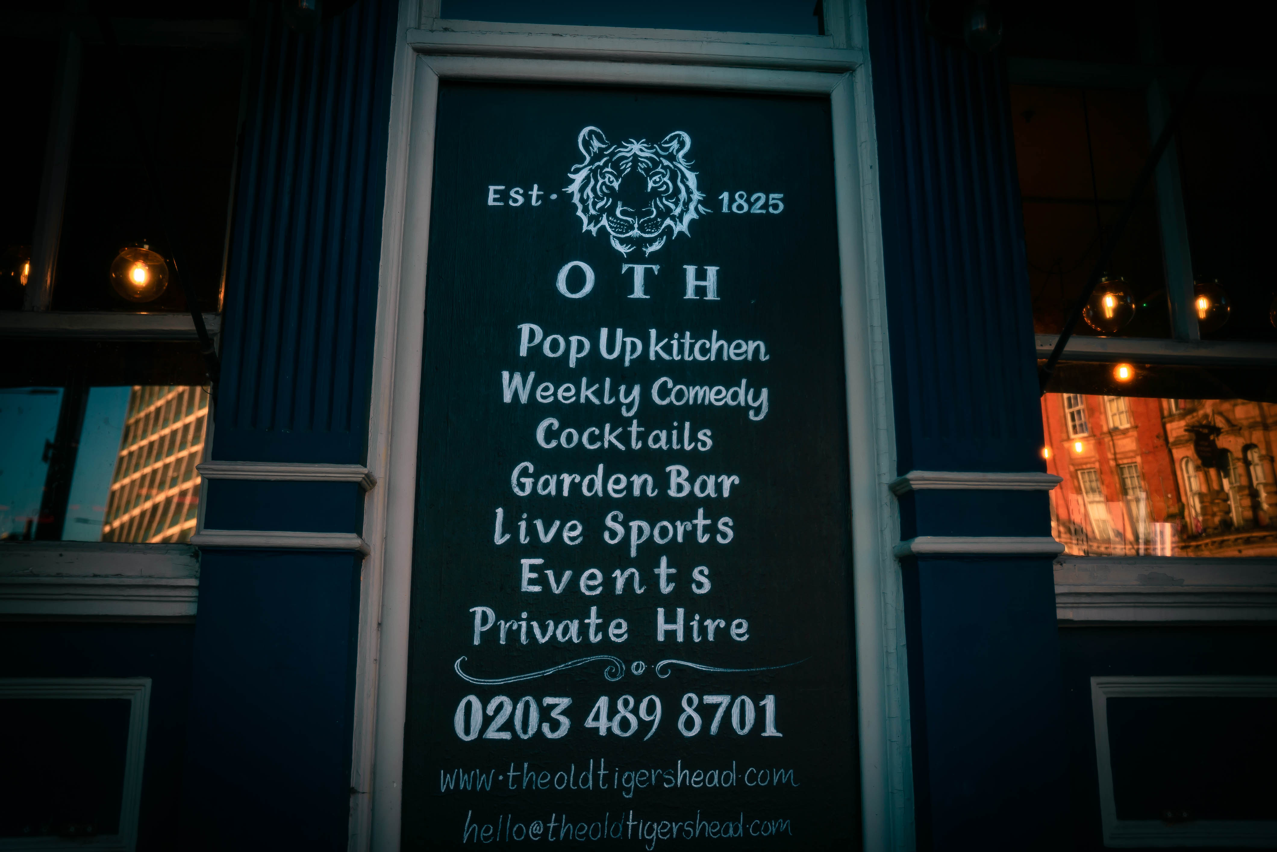 Tigers Lounge at The Old Tigers Head, vibrant venue for events and comedy nights.