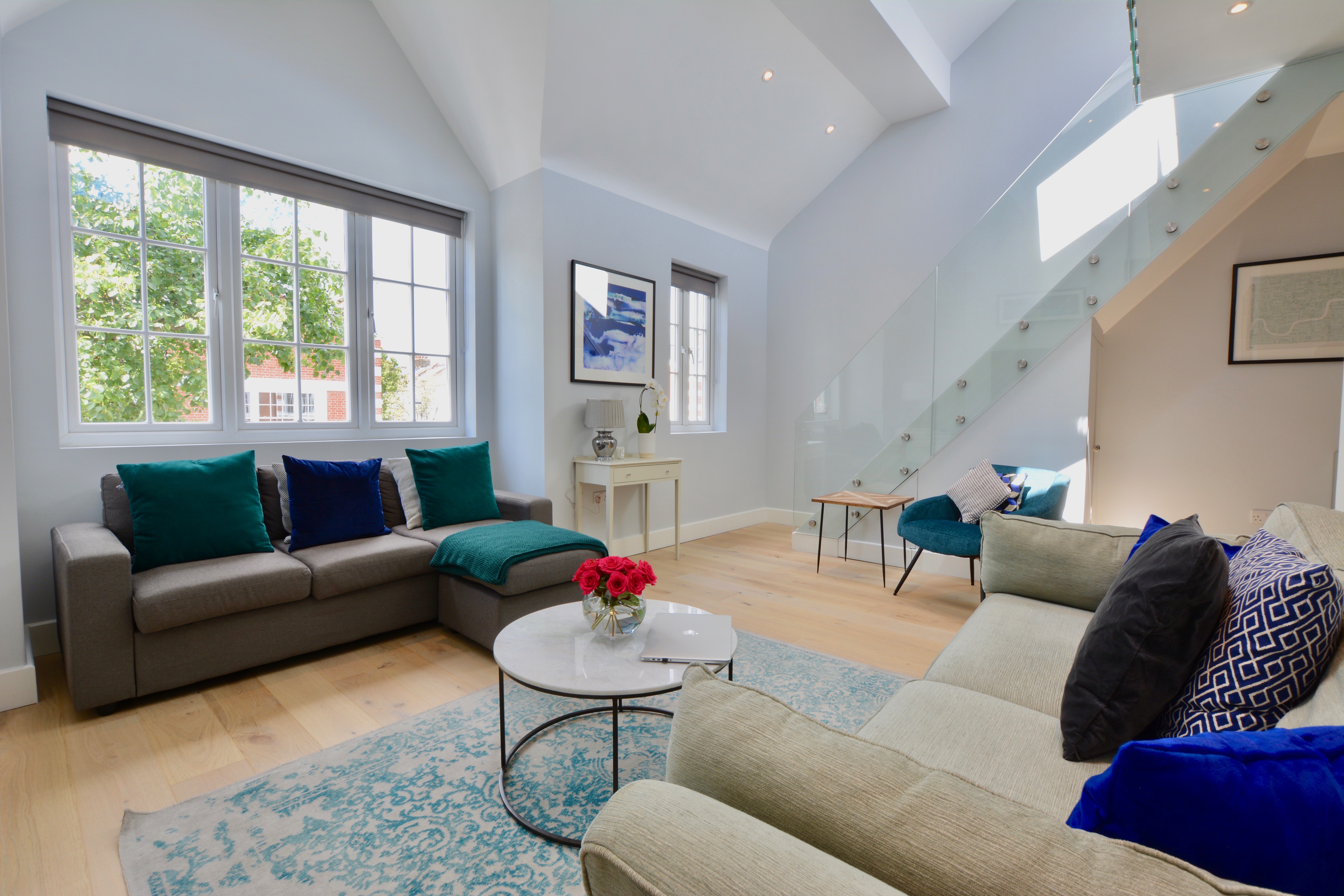 Stylish lounge area in Tamworth venue, ideal for networking events and meetings.