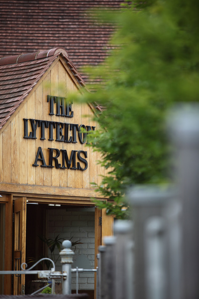 Private dining room exterior at The Lyttelton Arms, ideal for intimate events and meetings.