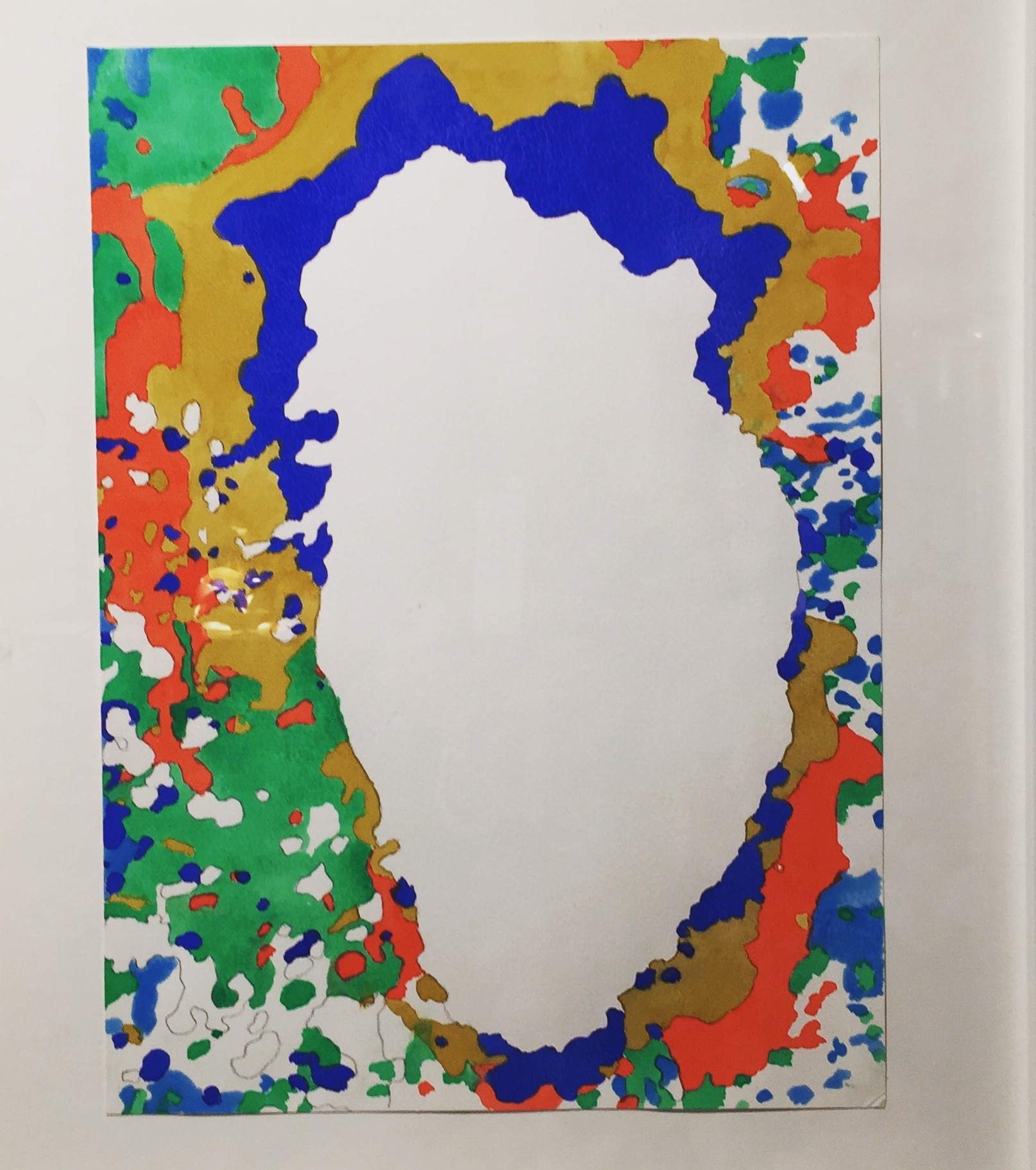 Vibrant abstract backdrop in Studio for creative events and conferences.