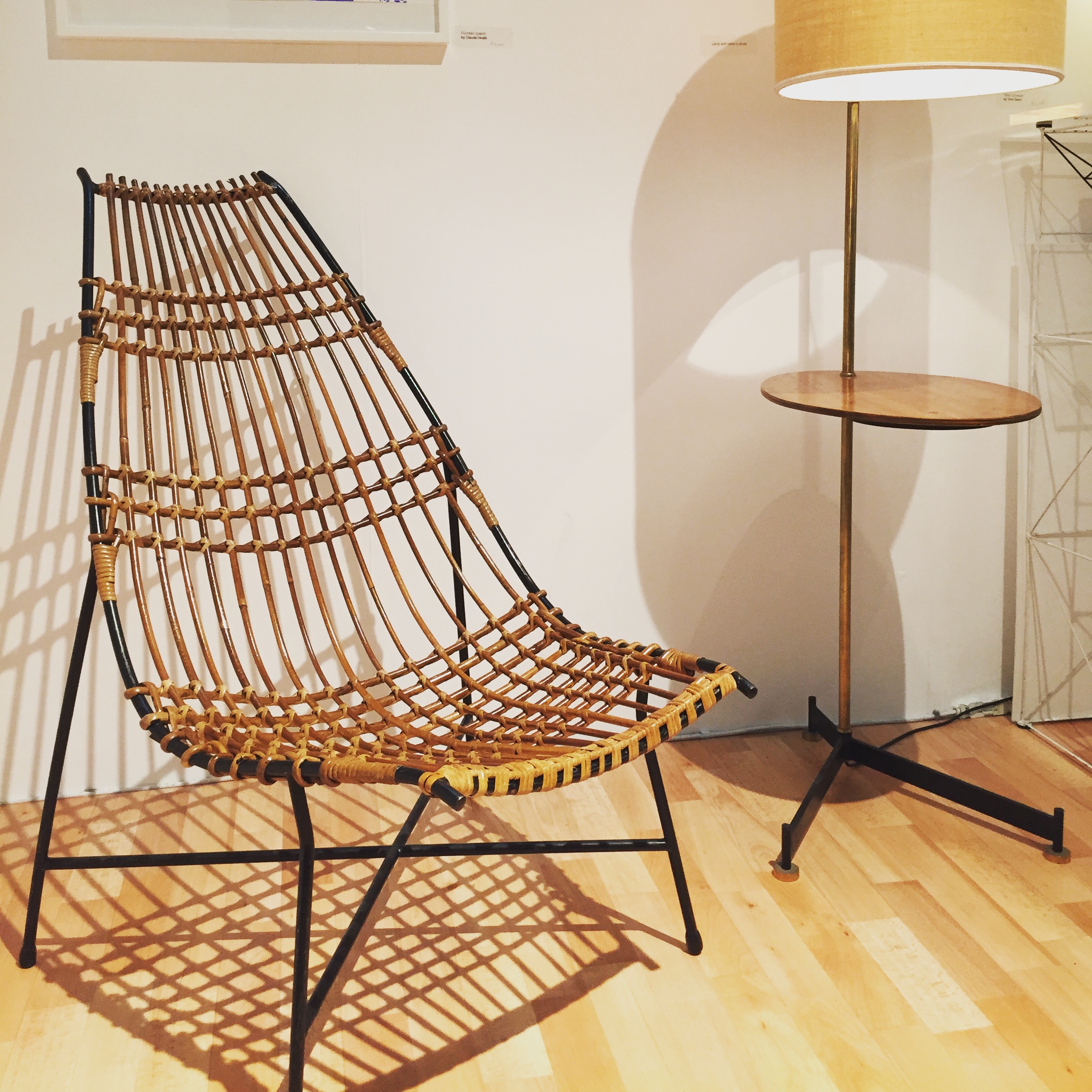 Modern chair and side table in The Little Shop of Wonder, ideal for event lounge areas.