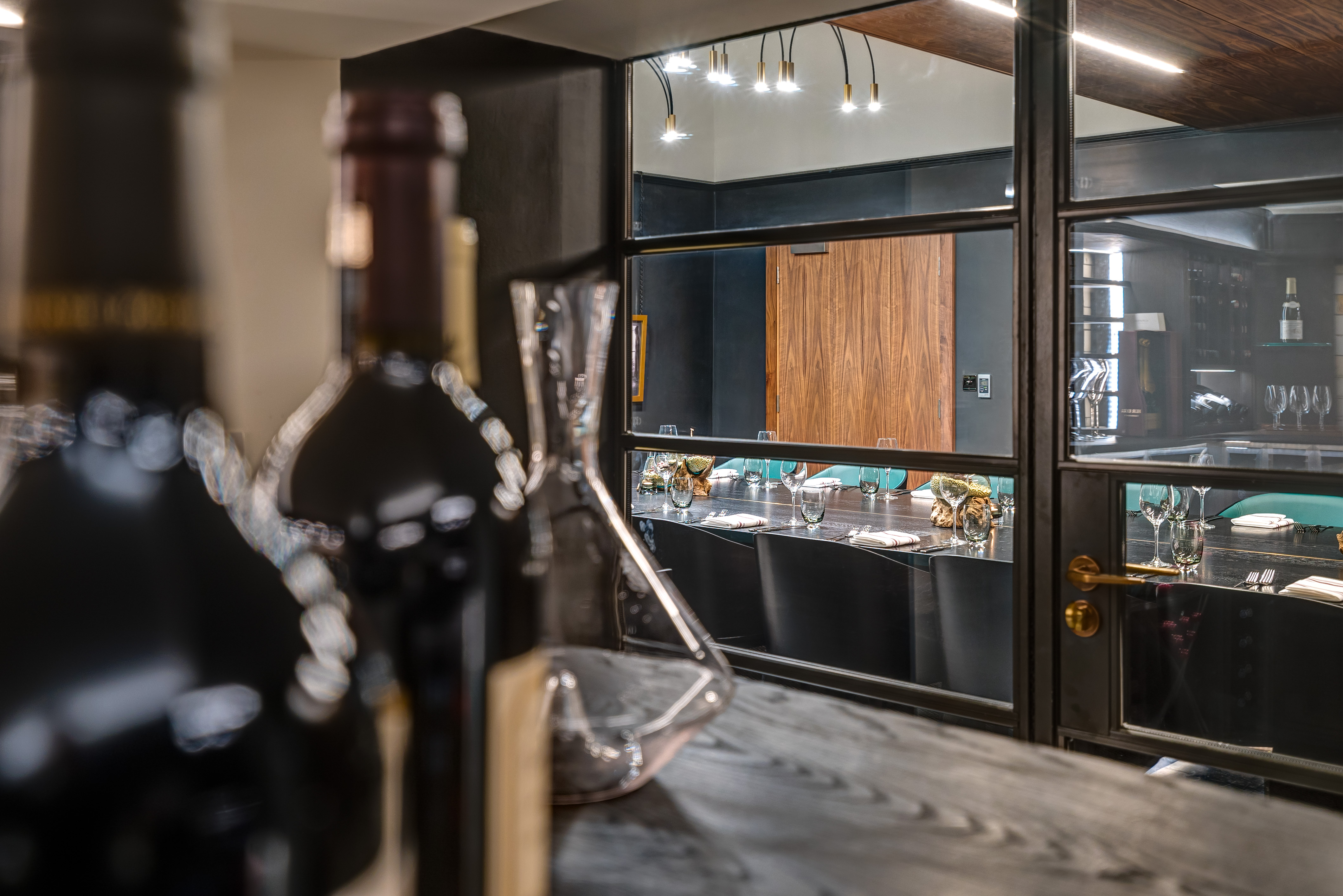 Elegant dining setup in The Liberality Room, Apex Temple Court Hotel for upscale events.