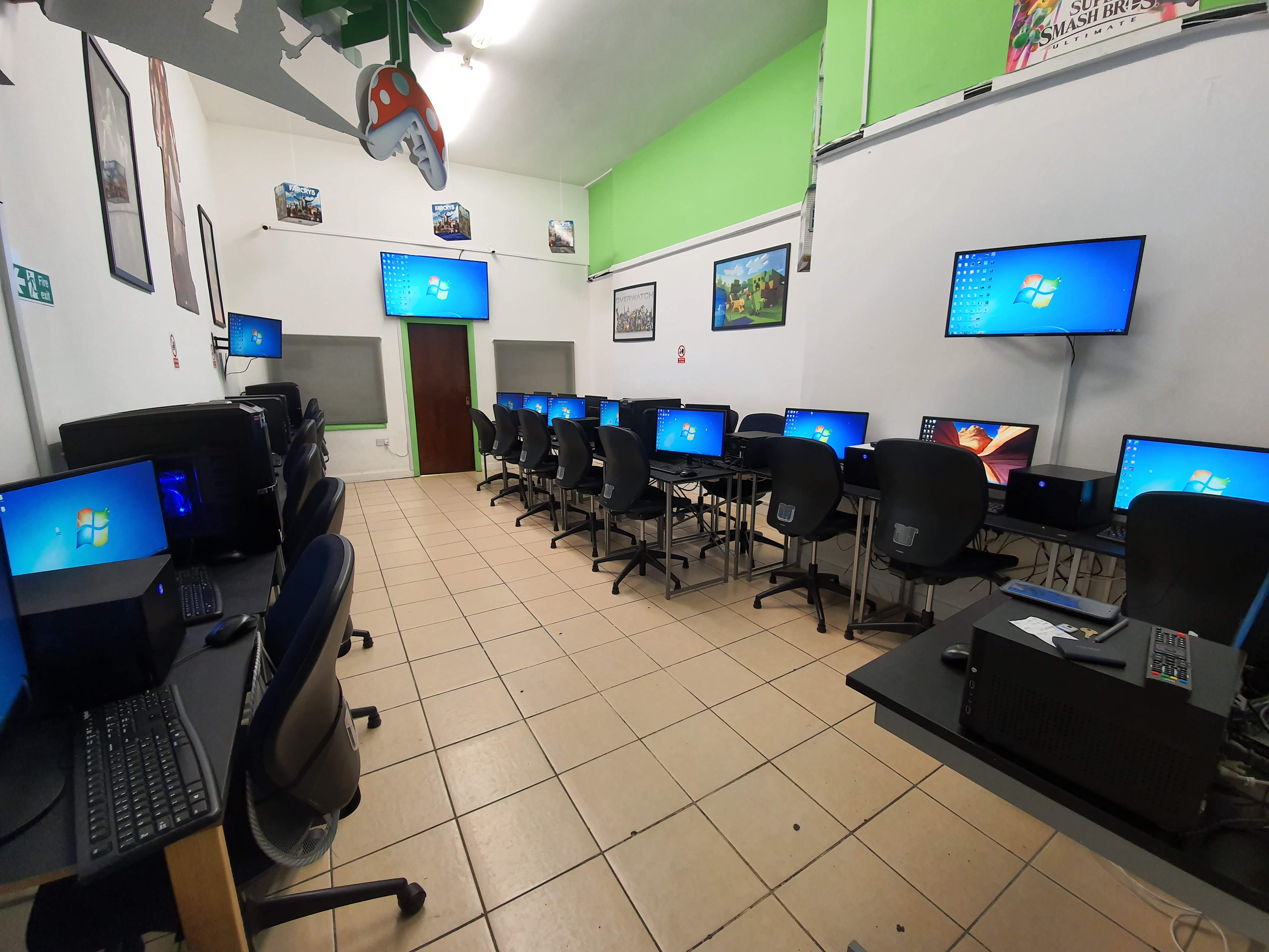 Whole Venue at Software Academy: organized computer lab for tech workshops and training.